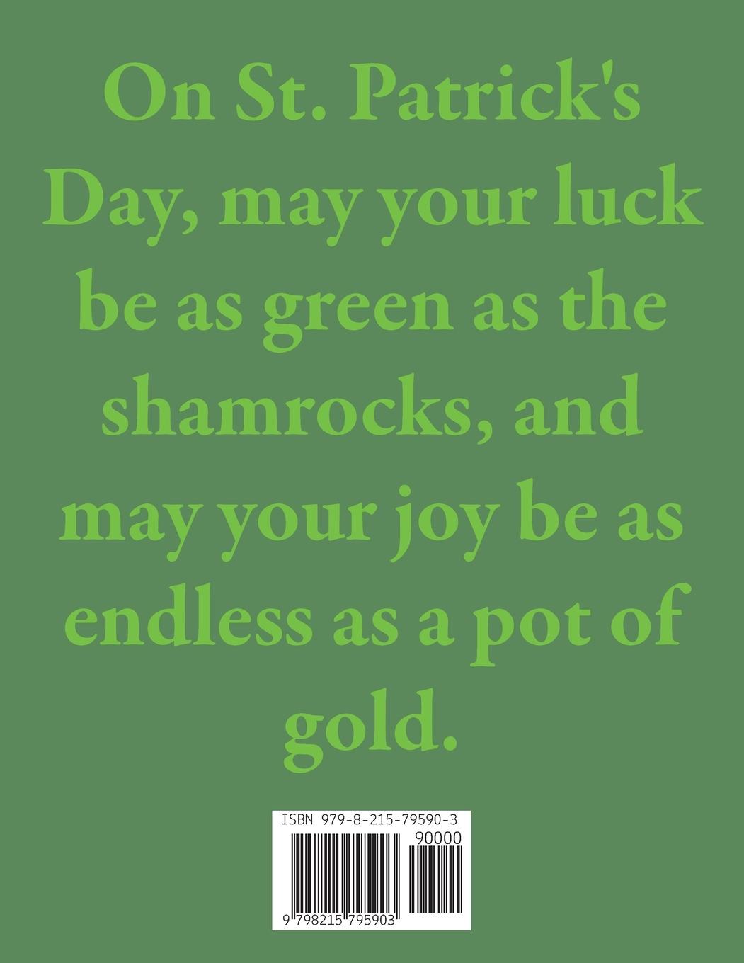 Rückseitencover St Patricks Day Storybook for Kids