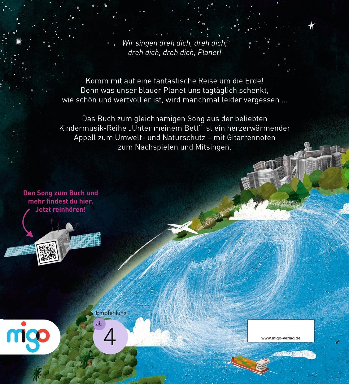 Rückseitencover Planet. Ein Liebeslied an unsere Erde