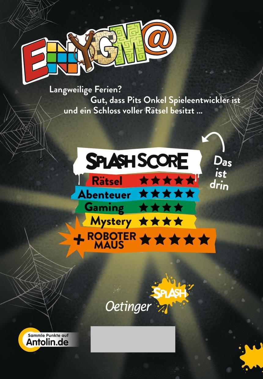 Rückseitencover Enygma. Der verschollene Schatz