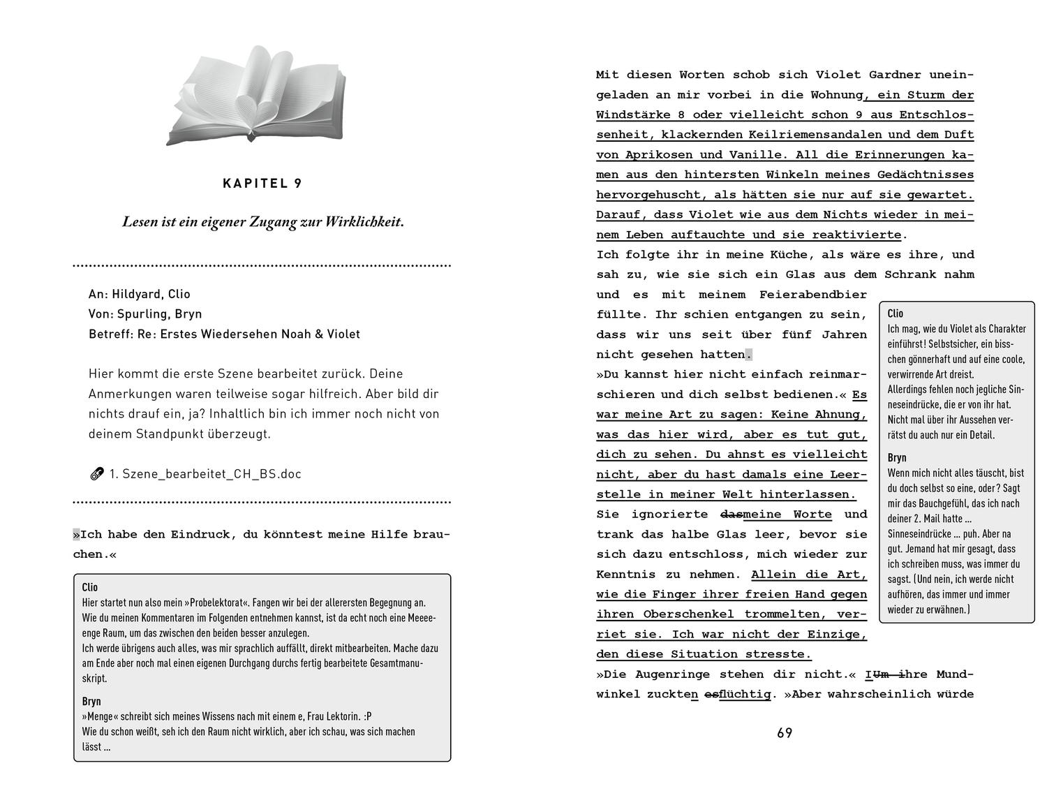 Beispielinhalt (Bild) Literally Love 1. Paperthin Touch