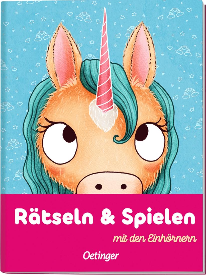 Beispielinhalt (Bild) Einhörner. Puzzle im Buch