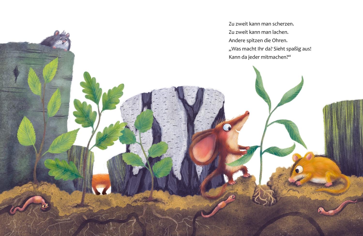 Beispielinhalt (Bild) Ich habe einen Traum, sagte die kleine Waldmaus