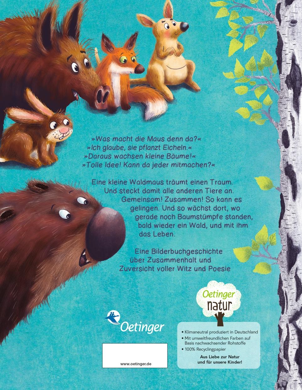 Rückseitencover Ich habe einen Traum, sagte die kleine Waldmaus