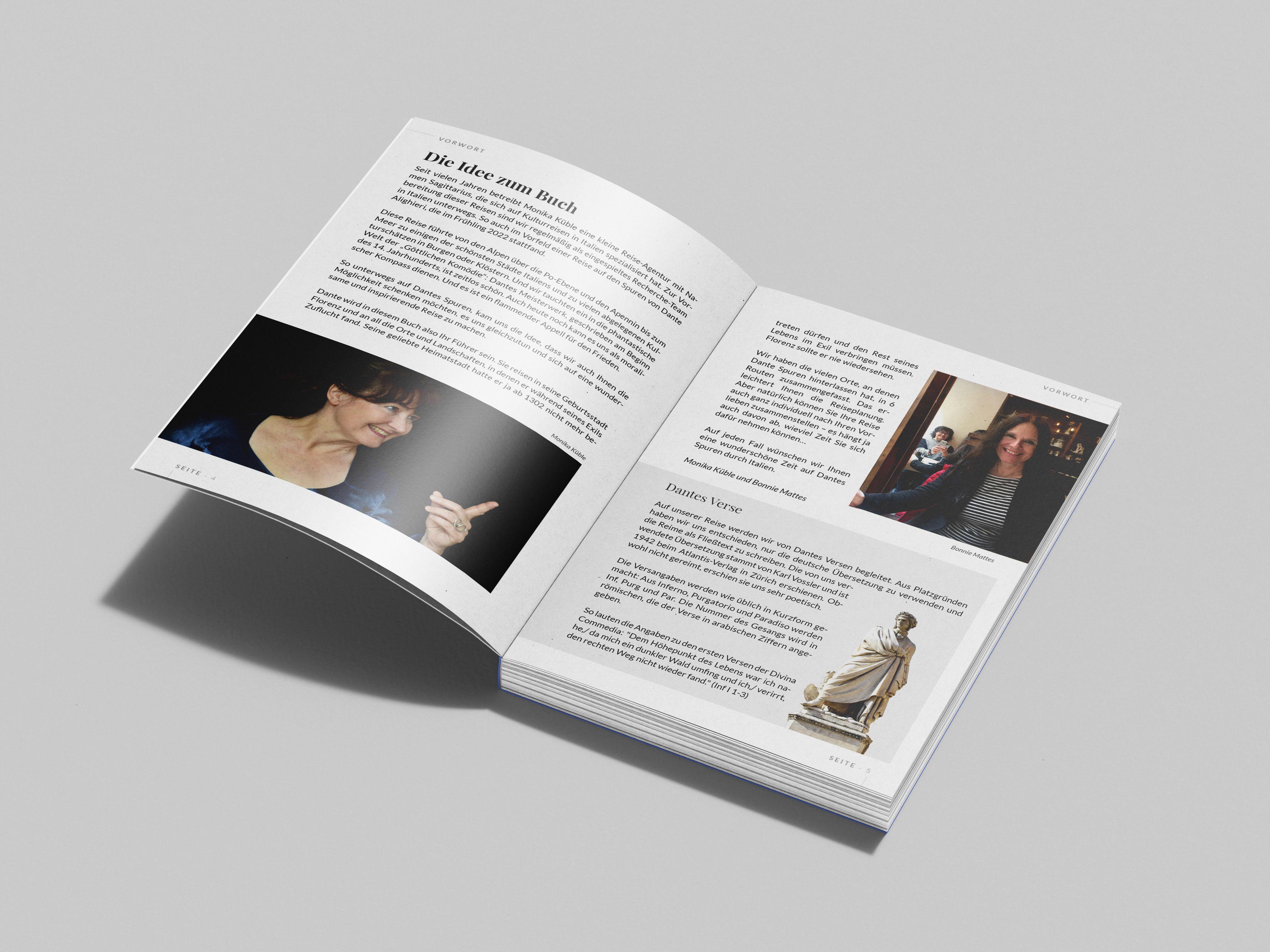 Beispielinhalt (Bild) Mit Dante durch Italien