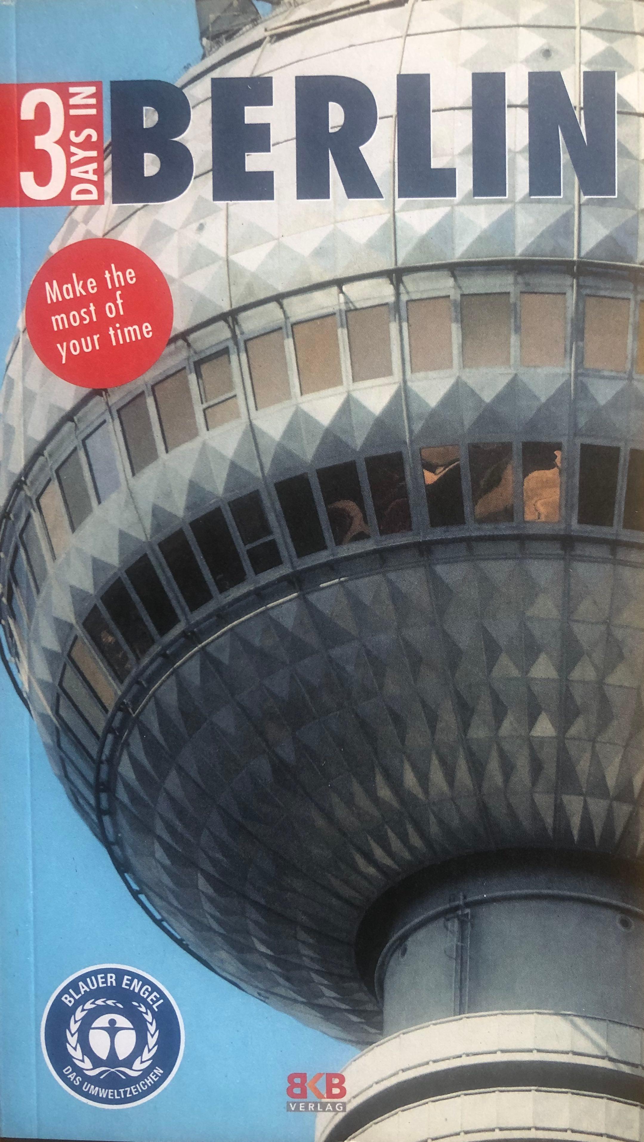 Vorderes Coverbild 3 Days in Berlin