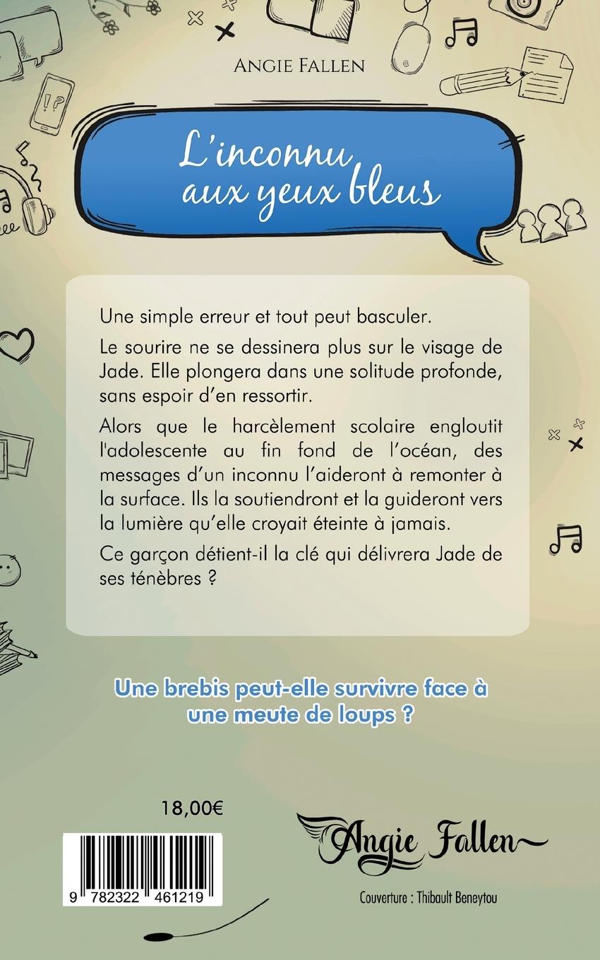 Rückseitencover L'inconnu aux yeux bleus