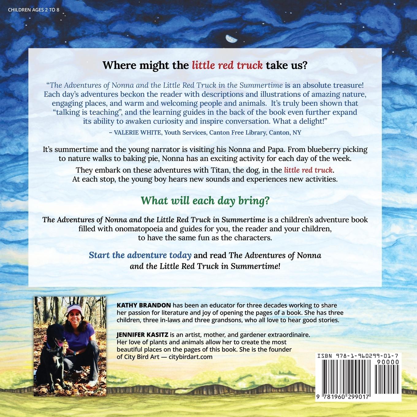 Rückseitencover The Adventures of Nonna and the Little Red Truck in Summertime