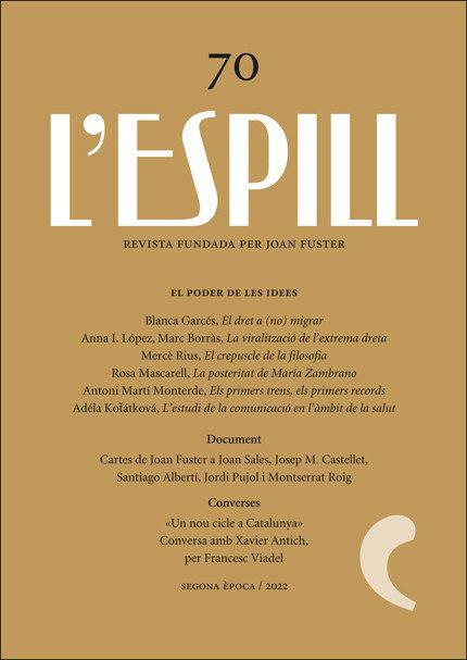 Vorderes Coverbild El poder de les idees : L'Espill, 70