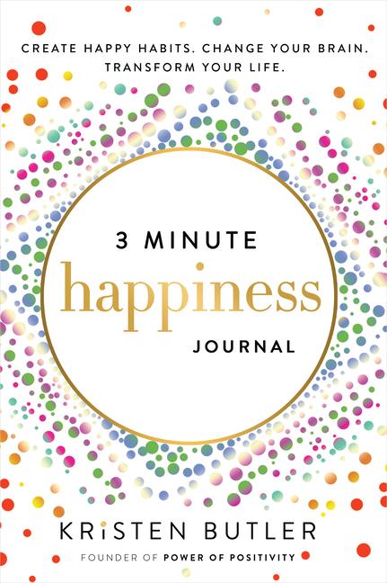 Vorderes Coverbild 3 Minute Happiness Journal