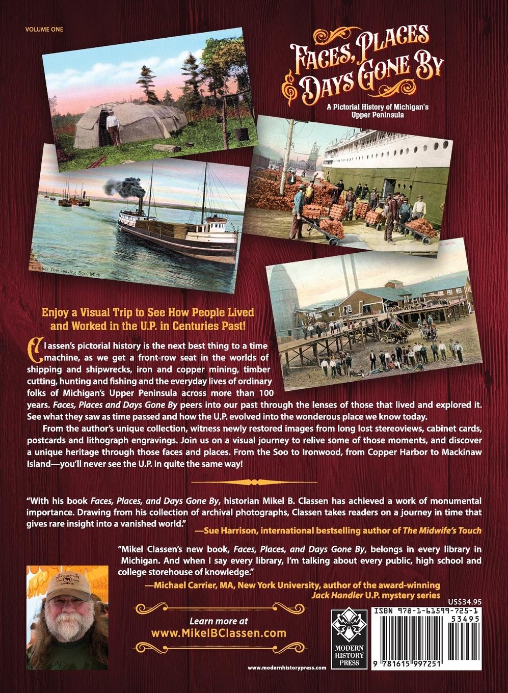 Rückseitencover Faces, Places, and Days Gone By - Volume 1