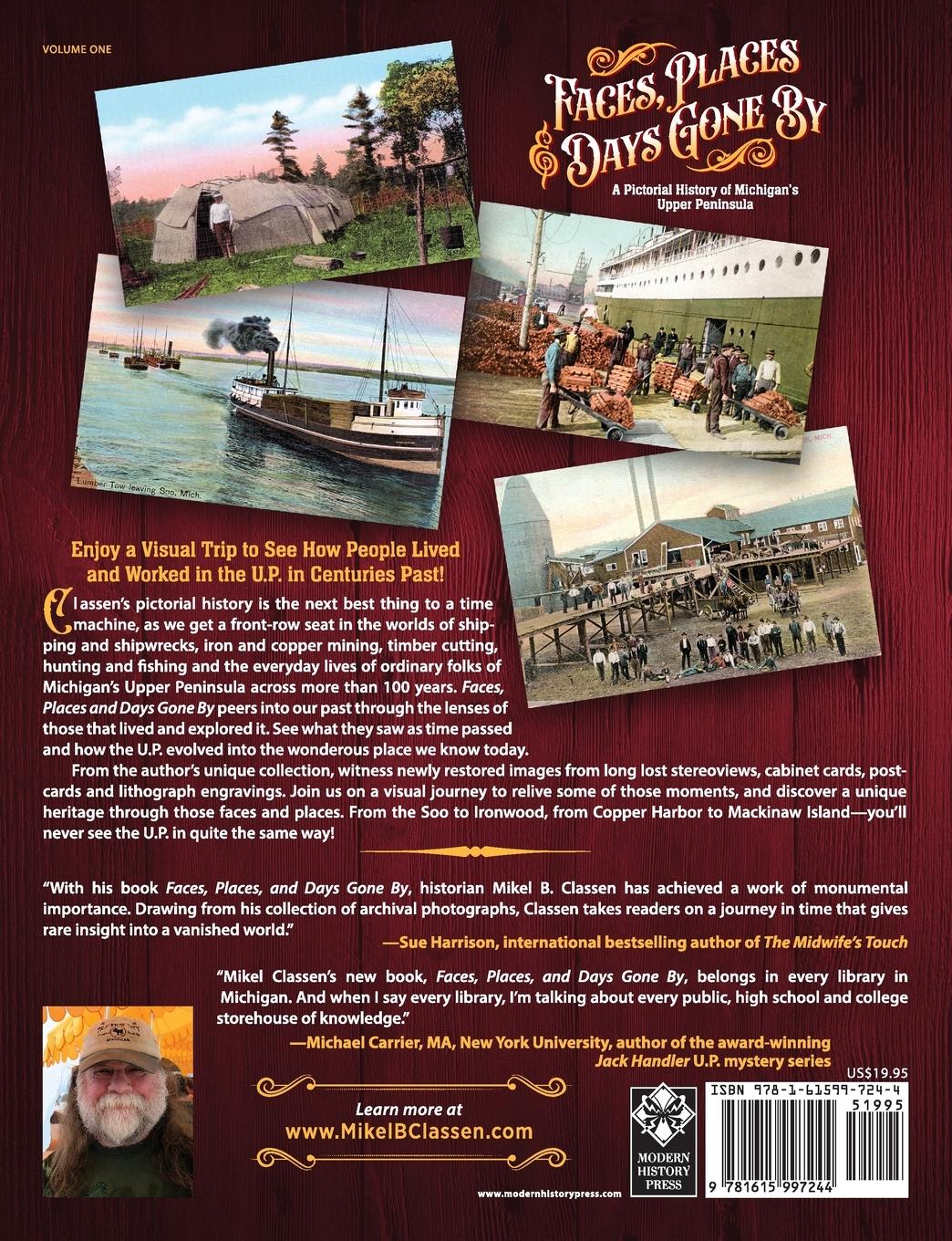 Rückseitencover Faces, Places, and Days Gone By - Volume 1