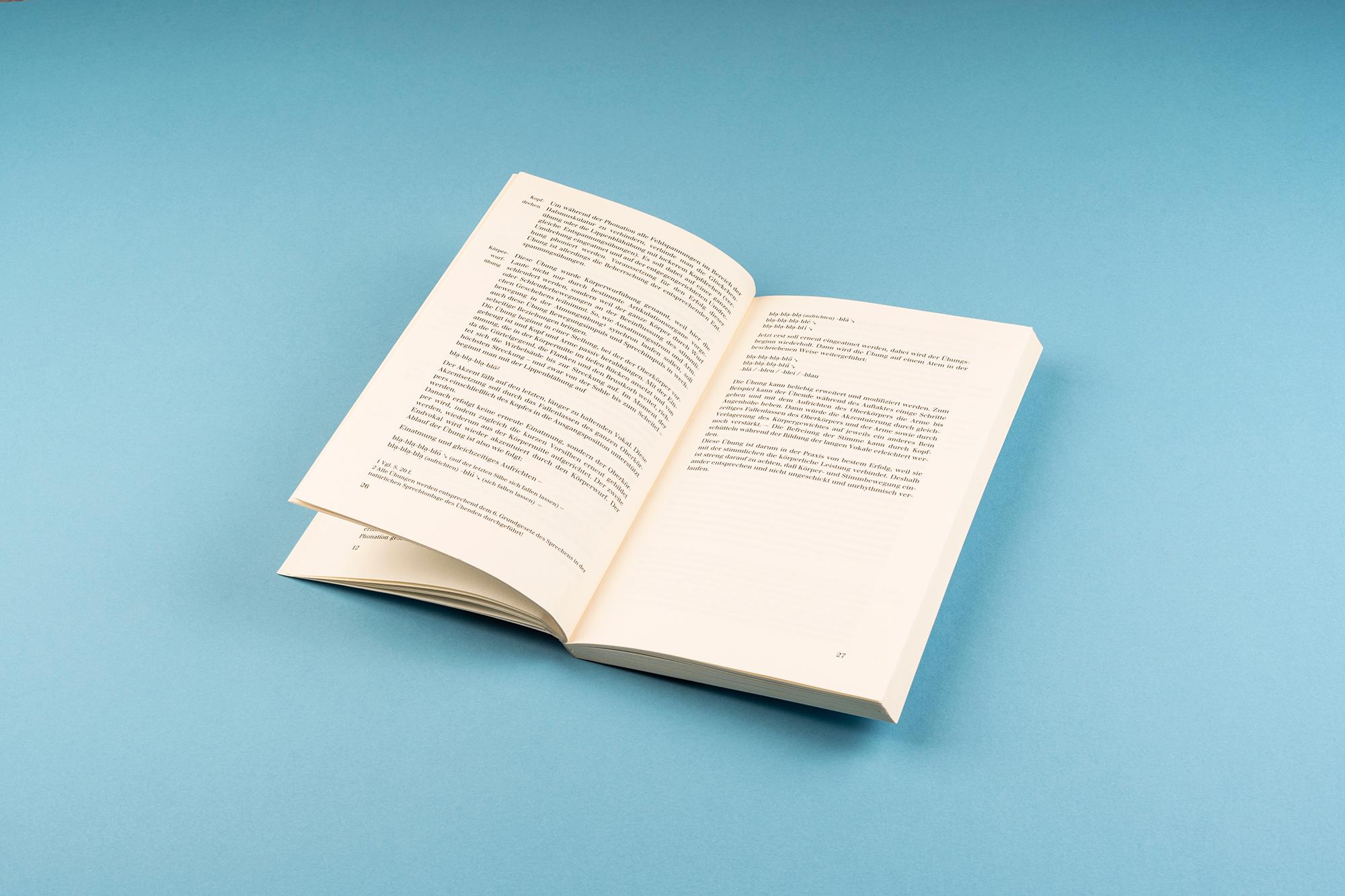 Beispielinhalt (Bild) Sprecherzieherisches Übungsbuch