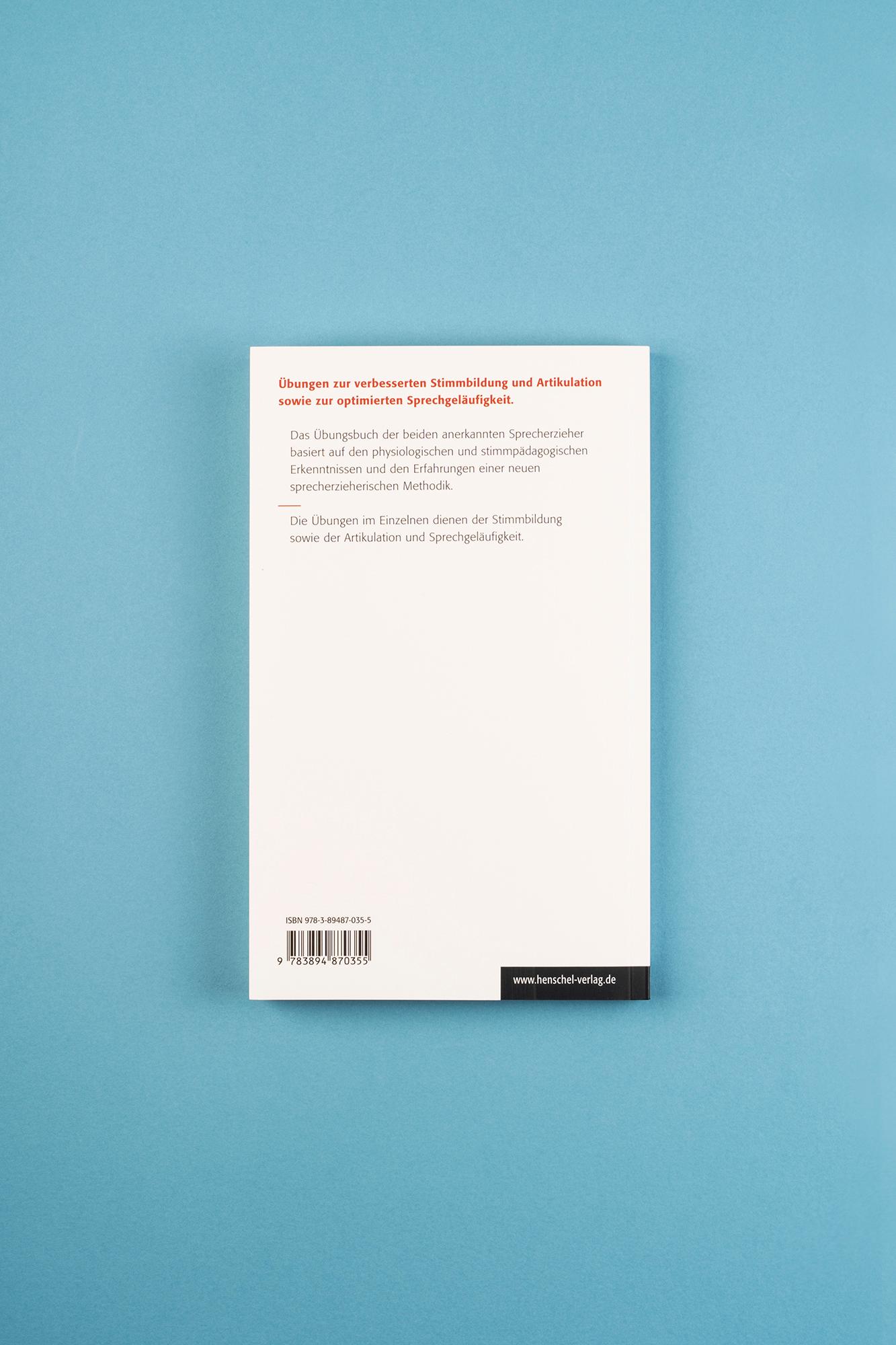 Beispielinhalt (Bild) Sprecherzieherisches Übungsbuch