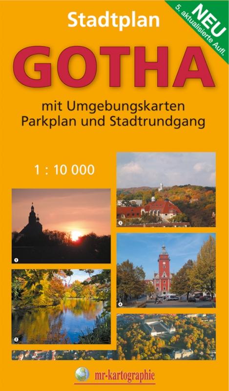Vorderes Coverbild Gotha Stadtplan