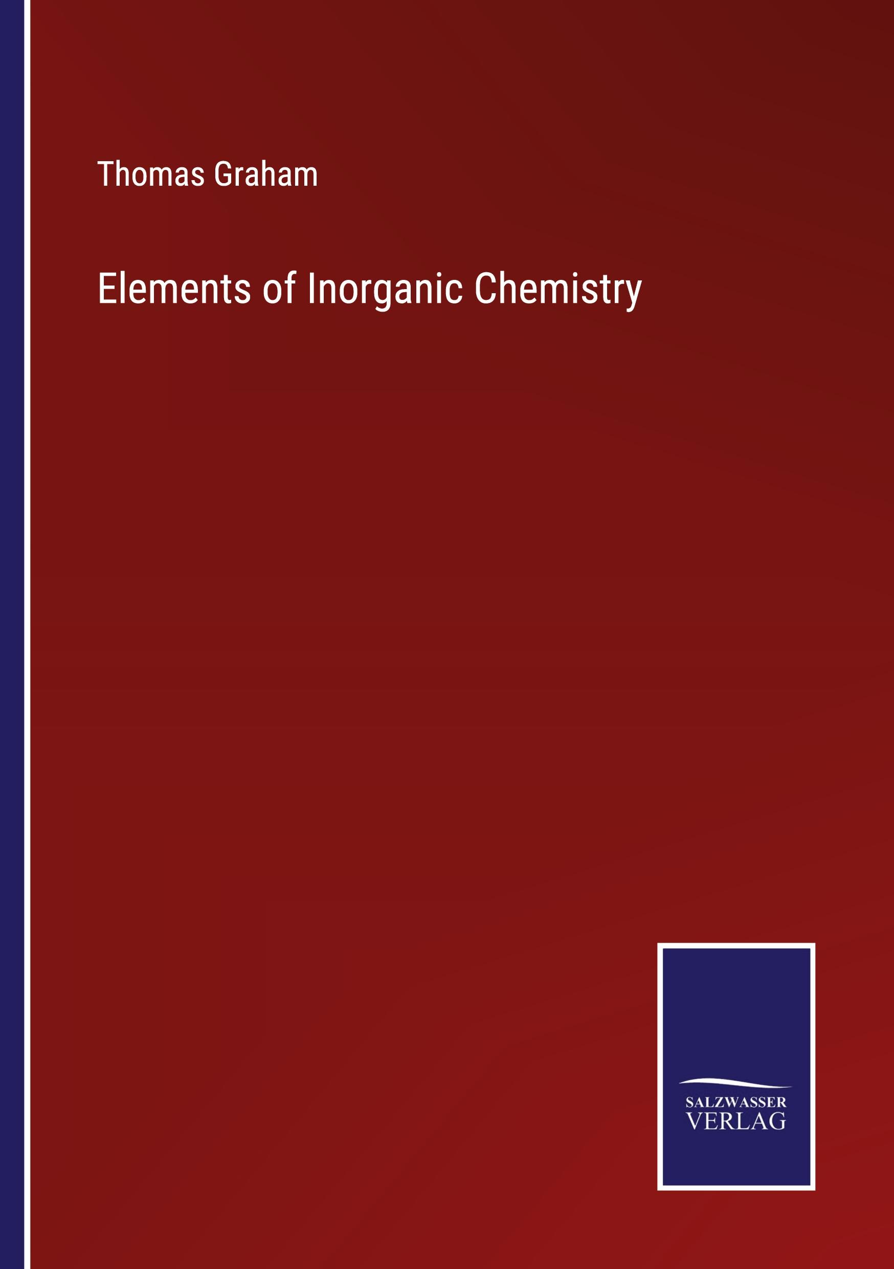 Vorderes Coverbild Elements of Inorganic Chemistry