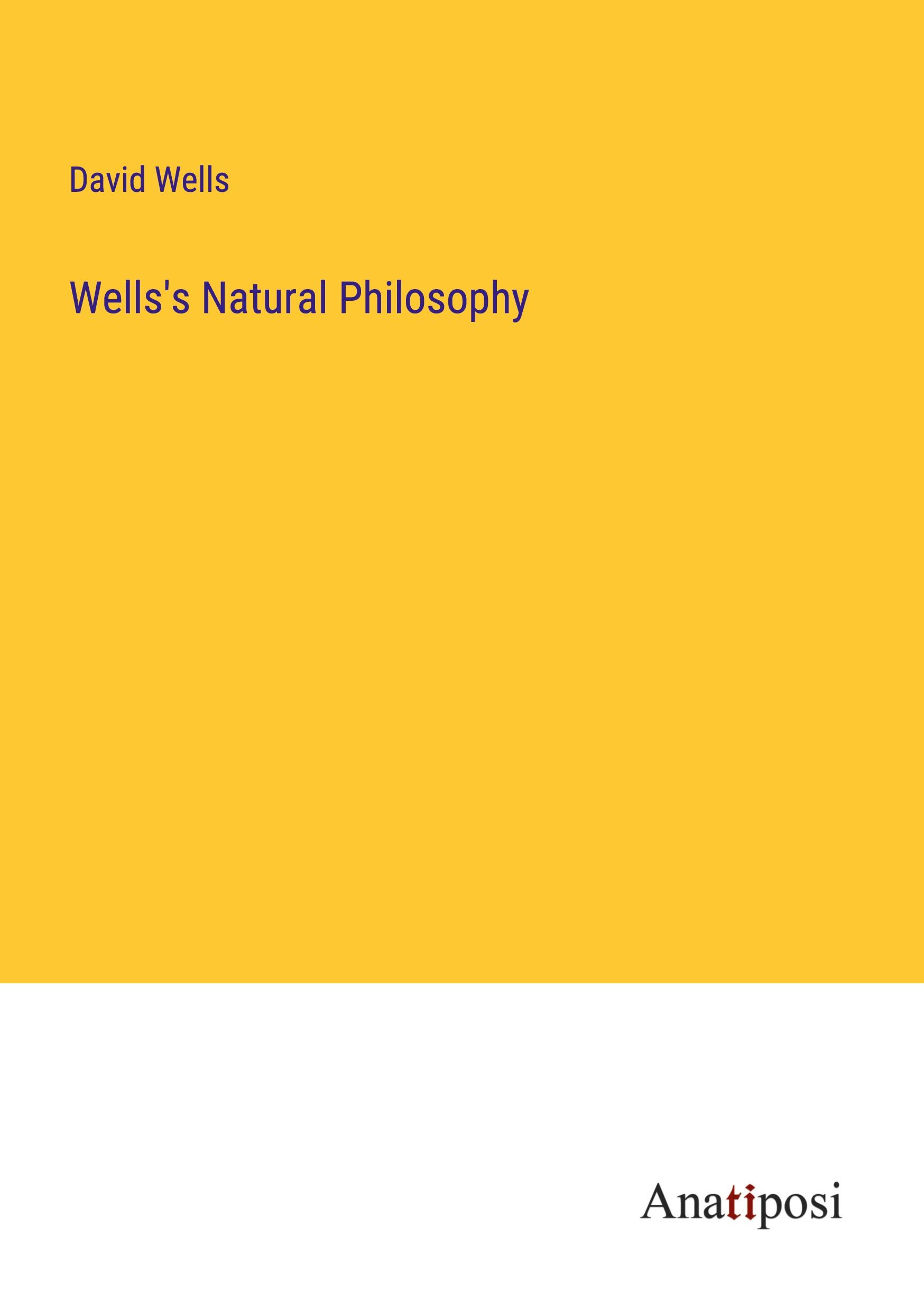 Vorderes Coverbild Wells's Natural Philosophy