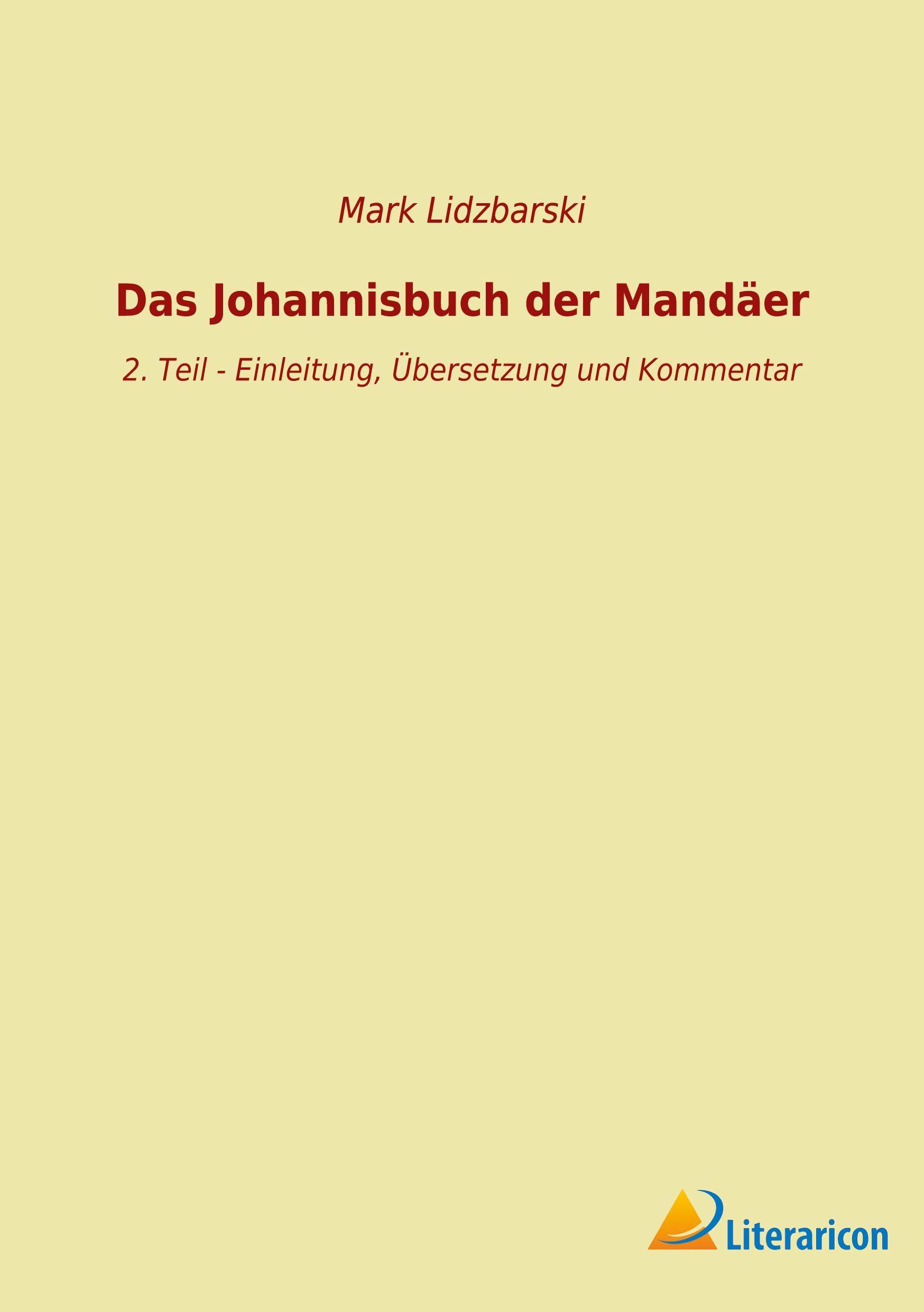 Vorderes Coverbild Das Johannisbuch der Mandäer