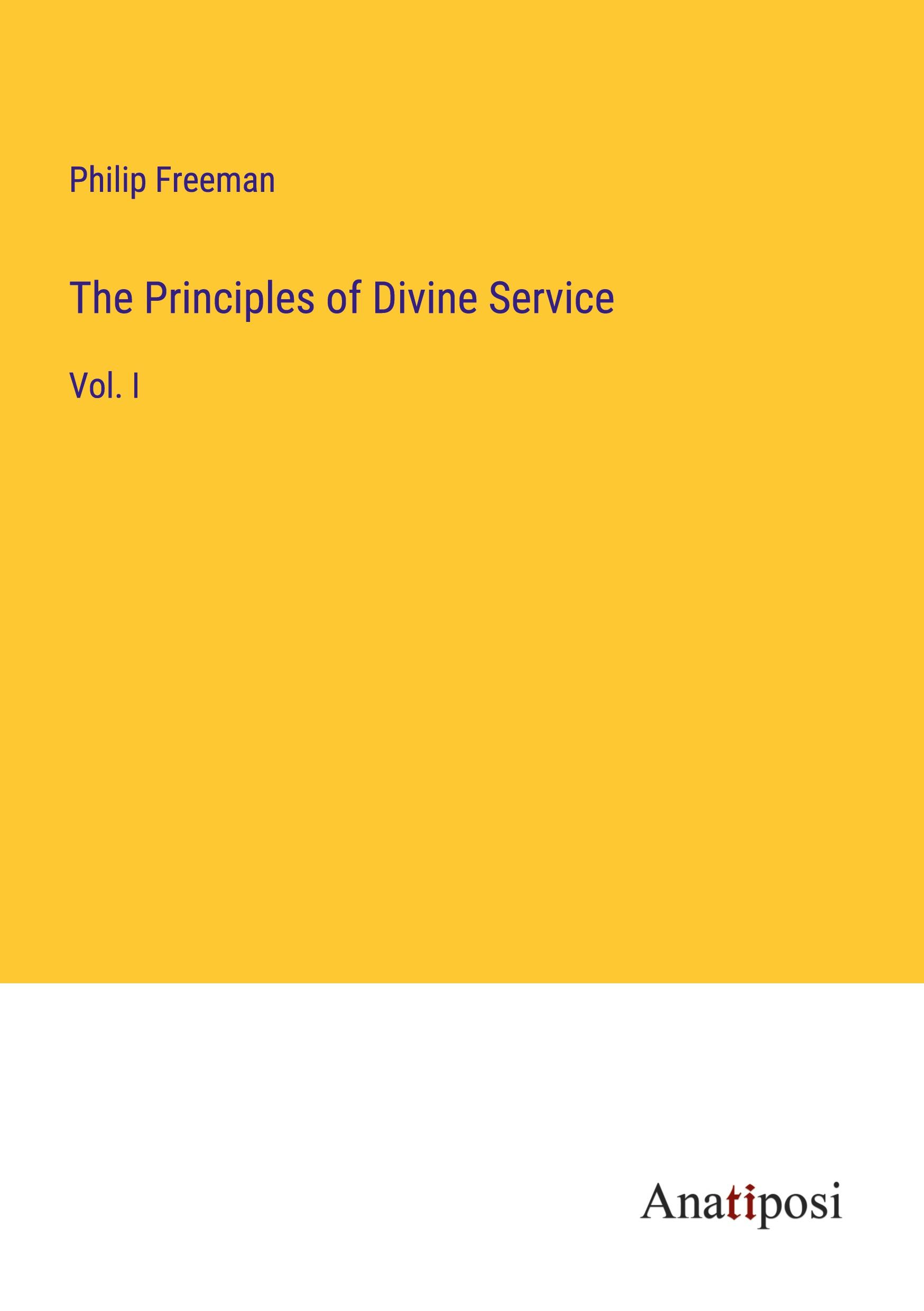 Vorderes Coverbild The Principles of Divine Service