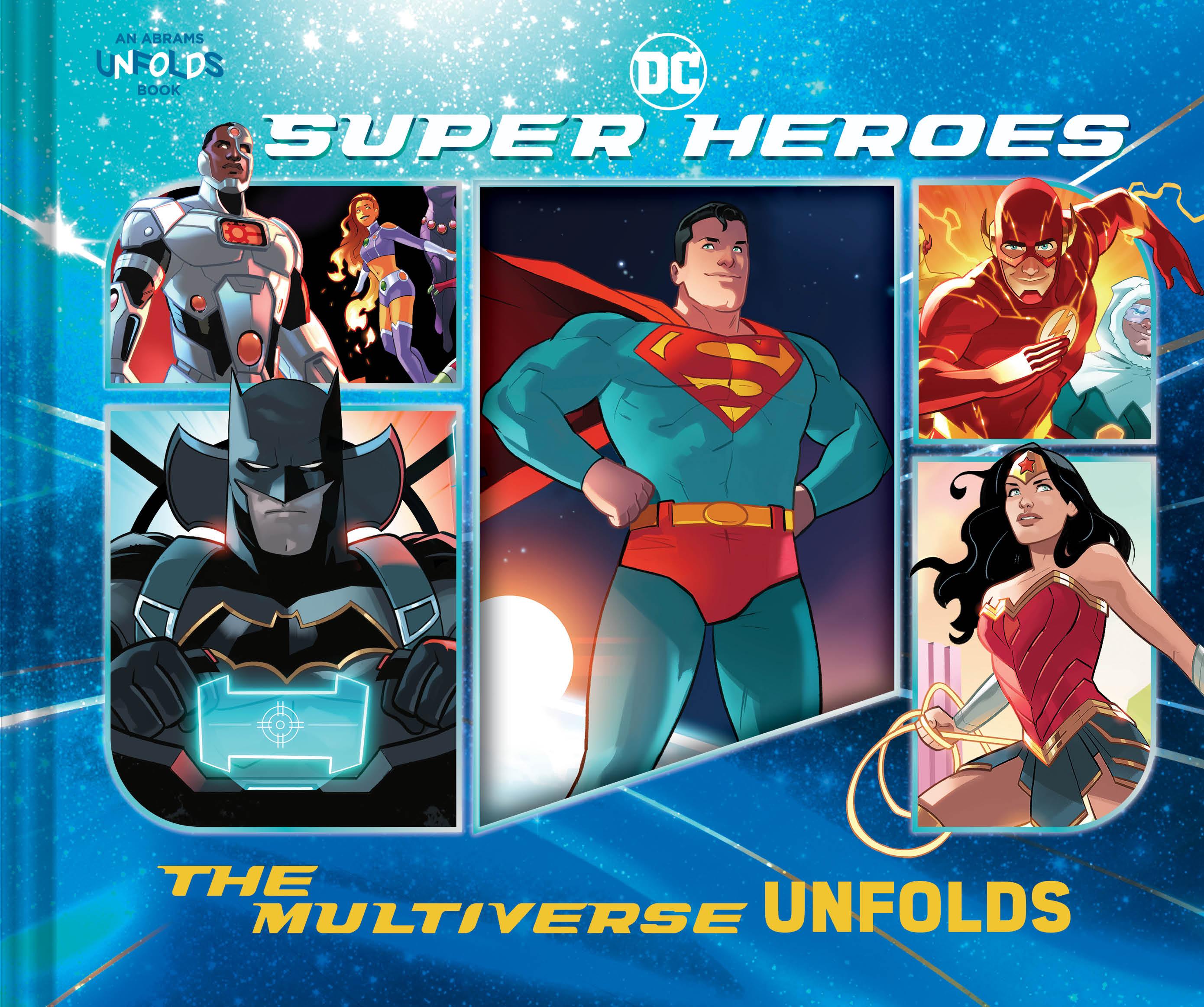 Vorderes Coverbild DC Super Heroes: The Multiverse Unfolds