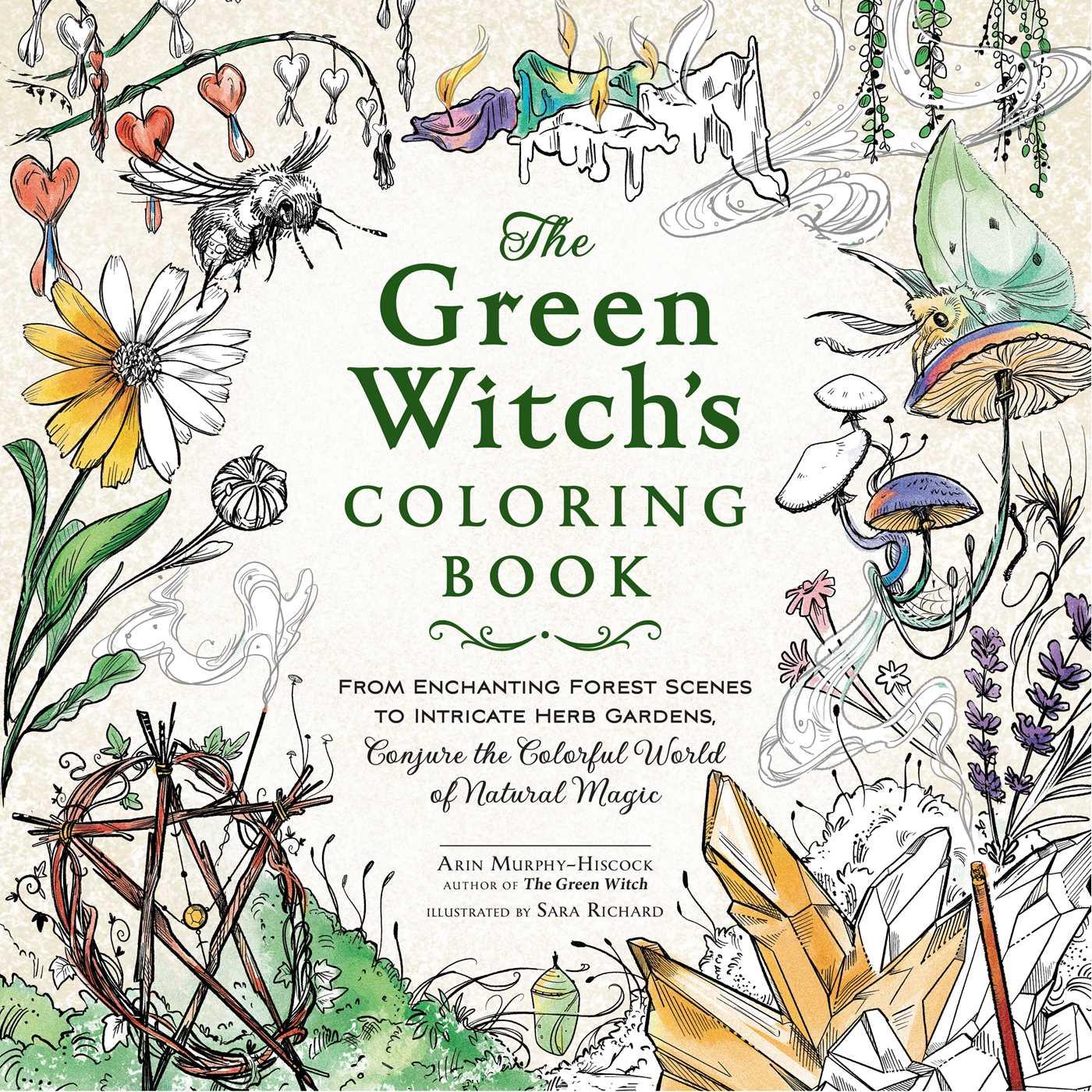 Vorderes Coverbild The Green Witch's Coloring Book