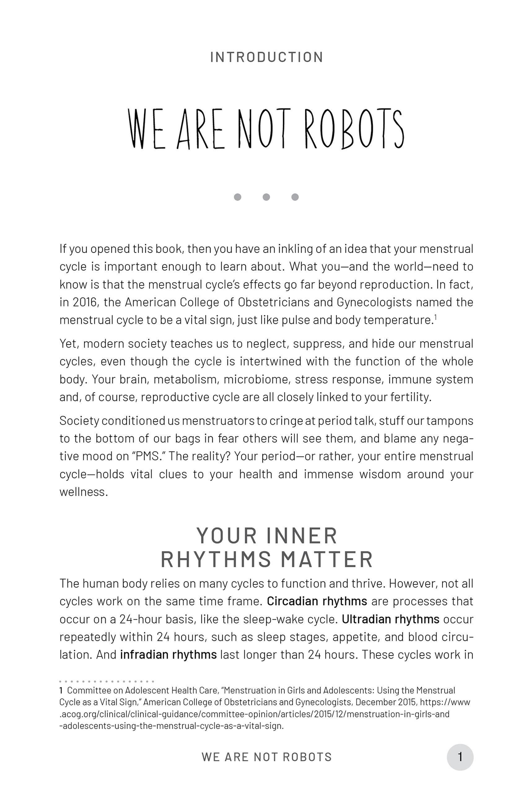 Beispielinhalt (Bild) Cycle Syncing Handbook