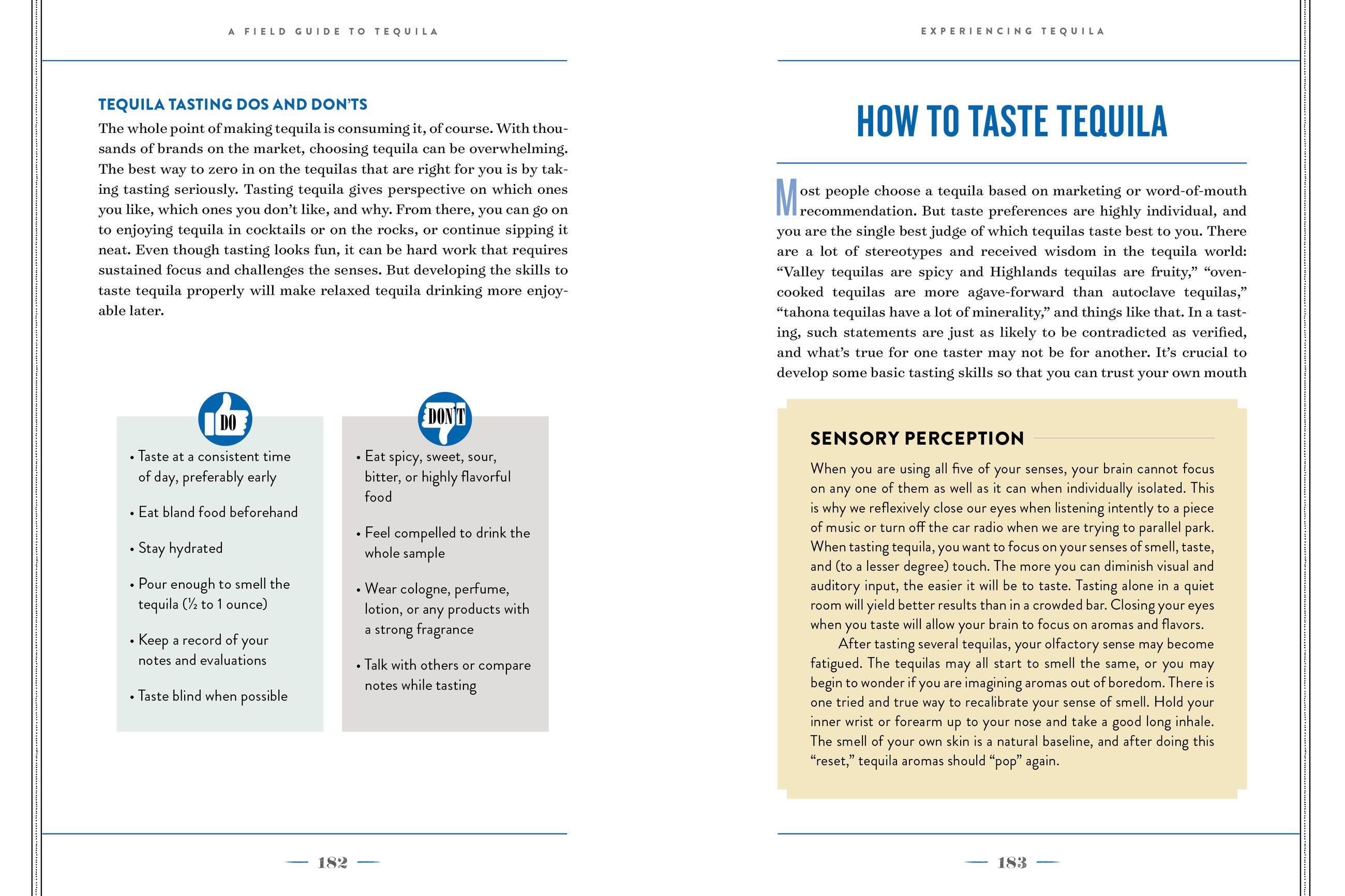 Beispielinhalt (Bild) A Field Guide to Tequila