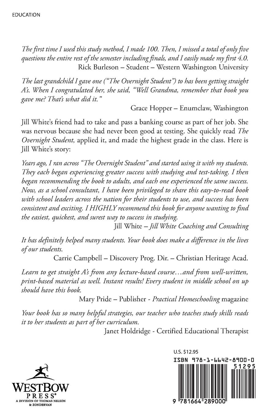 Rückseitencover The Overnight Student