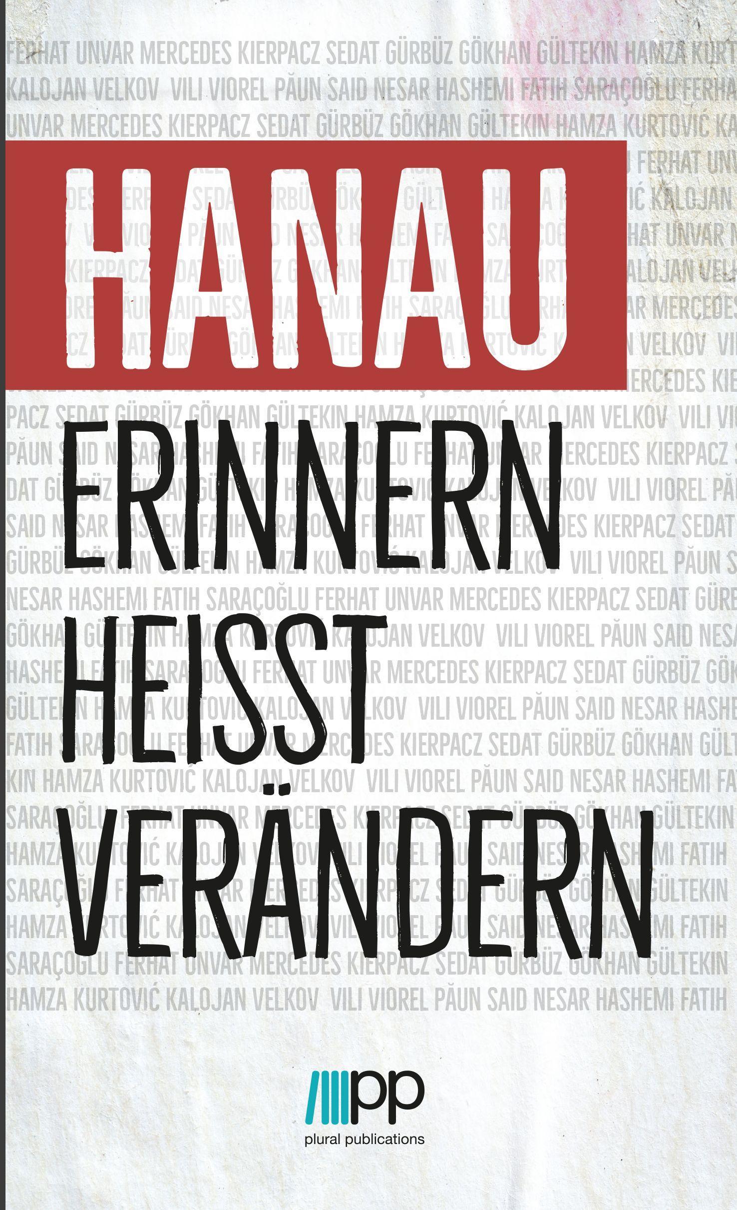 Vorderes Coverbild Hanau - Erinnern heißt verändern
