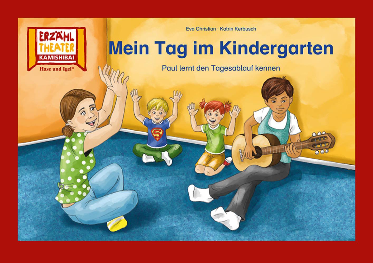 Vorderes Coverbild Mein Tag im Kindergarten / Kamishibai Bildkarten