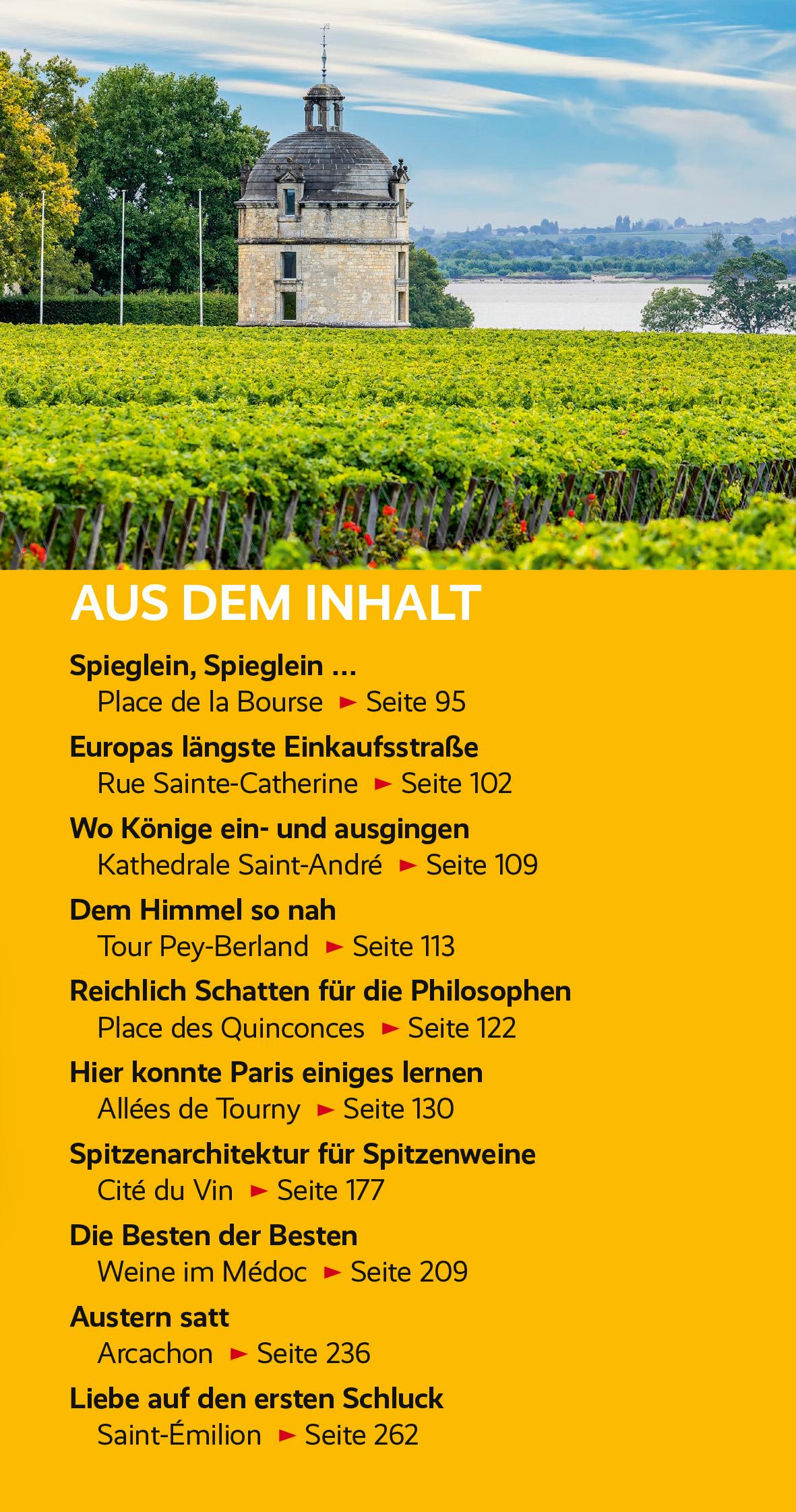 Beispielinhalt (Bild) TRESCHER Reiseführer Bordeaux und das Bordelais