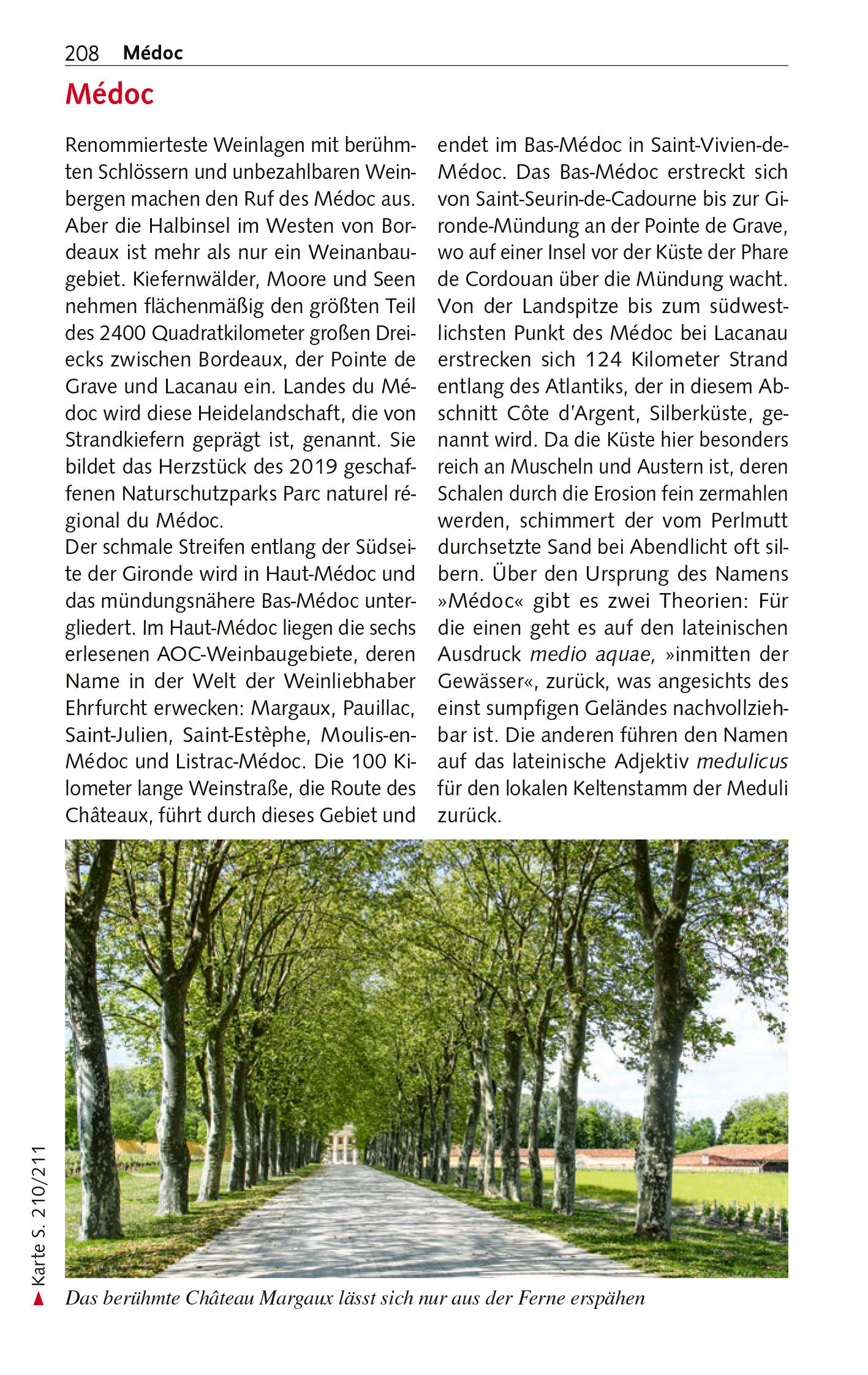 Beispielinhalt (Bild) TRESCHER Reiseführer Bordeaux und das Bordelais