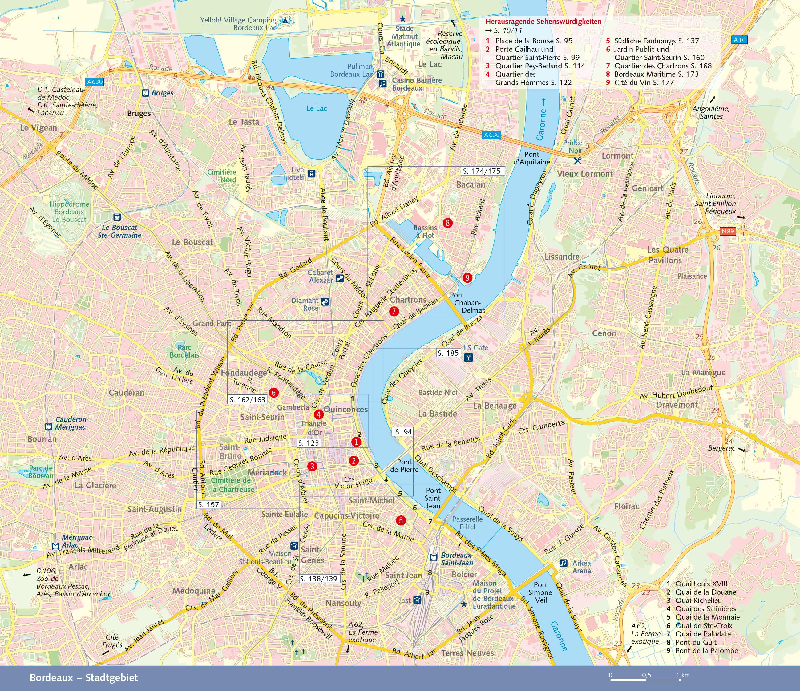 Beispielinhalt (Bild) TRESCHER Reiseführer Bordeaux und das Bordelais