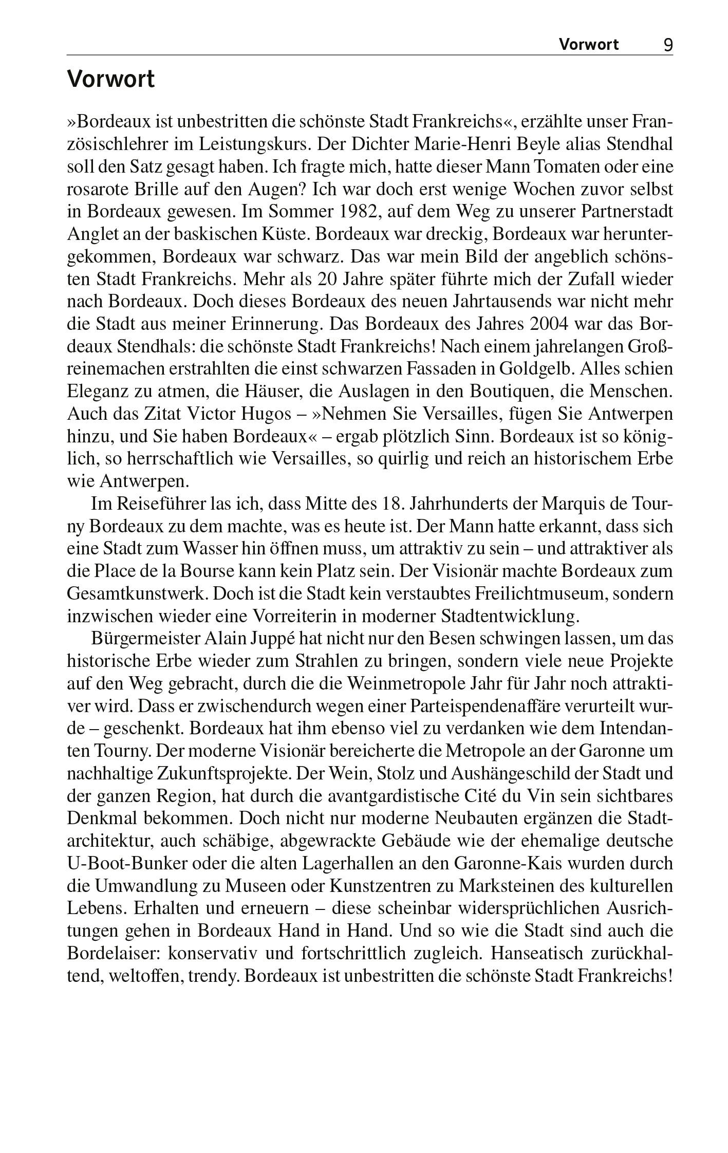 Beispielinhalt (Bild) TRESCHER Reiseführer Bordeaux und das Bordelais