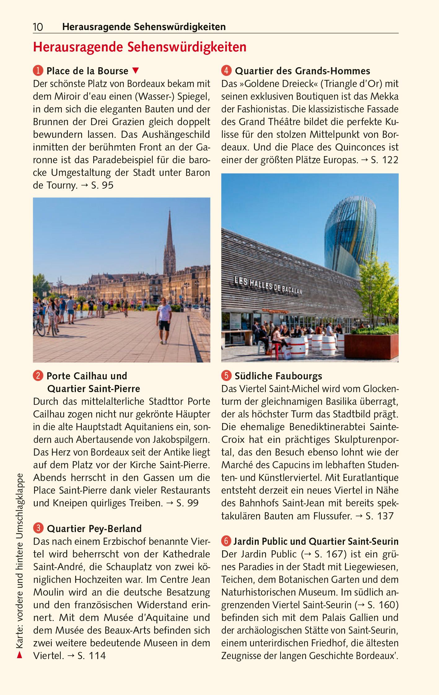 Beispielinhalt (Bild) TRESCHER Reiseführer Bordeaux und das Bordelais