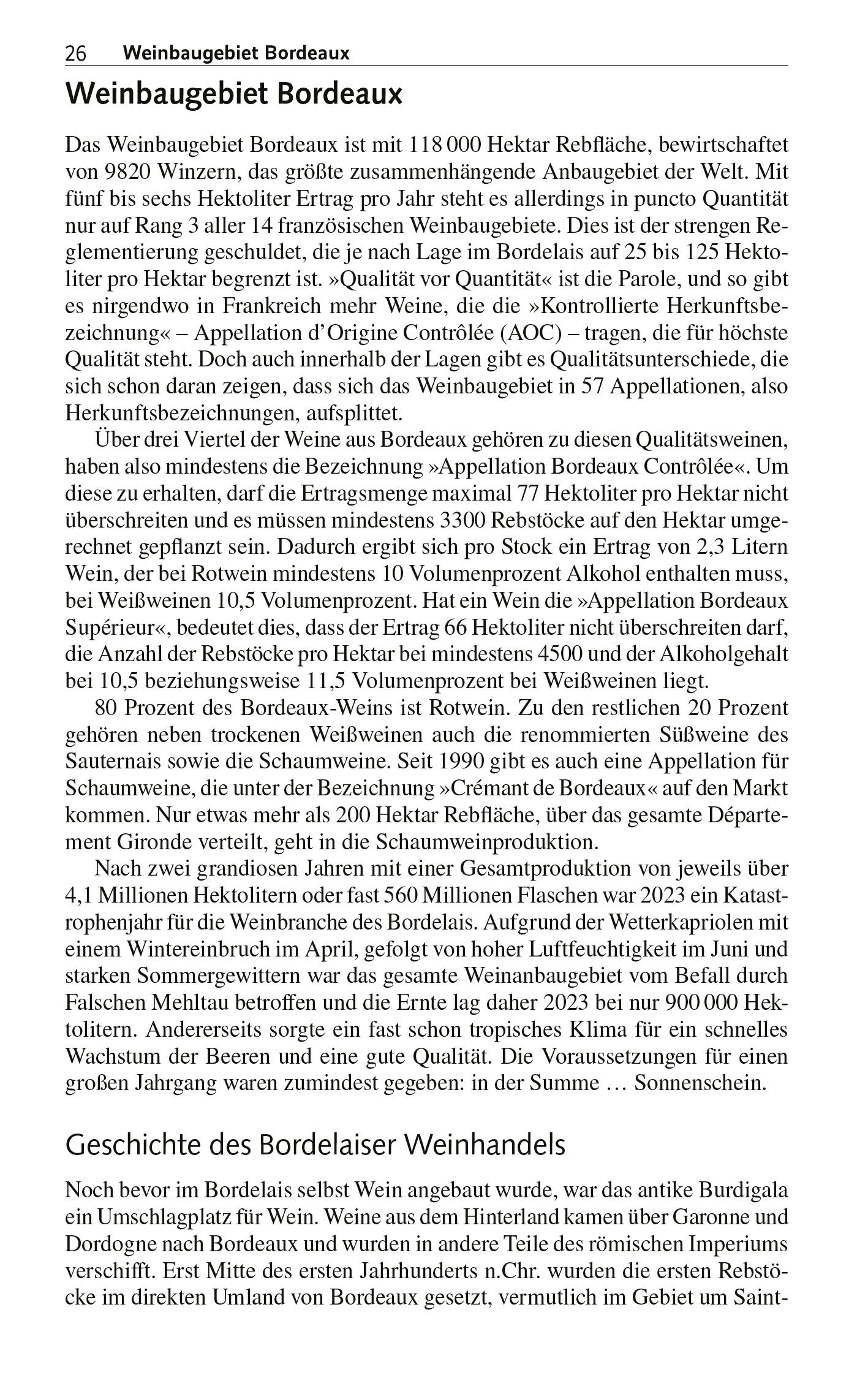 Beispielinhalt (Bild) TRESCHER Reiseführer Bordeaux und das Bordelais