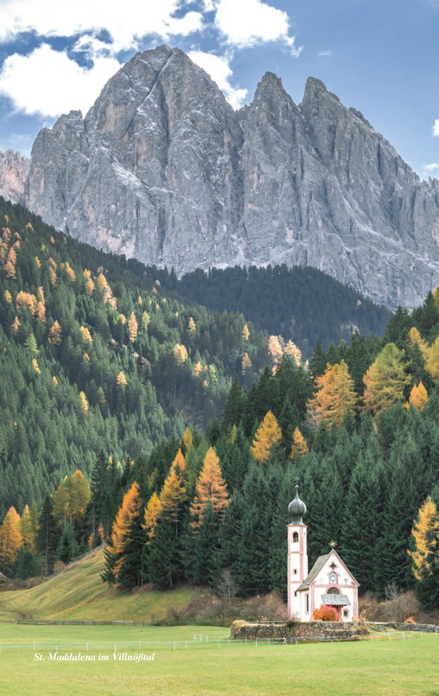 Beispielinhalt (Bild) TRESCHER Reiseführer Südtirol und Trentino