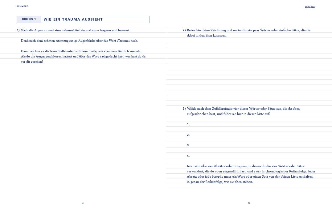 Beispielinhalt (Bild) Healing Through Words