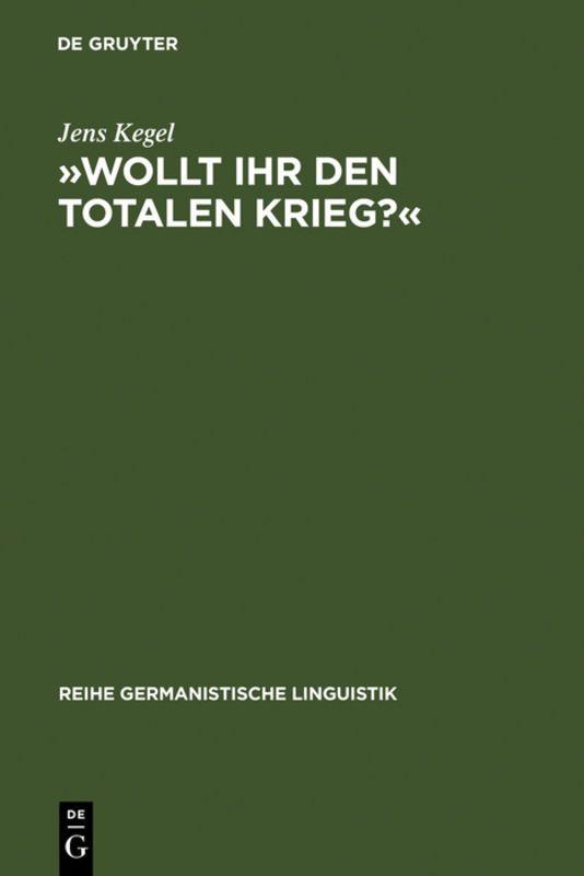 Vorderes Coverbild 'Wollt Ihr den totalen Krieg?'
