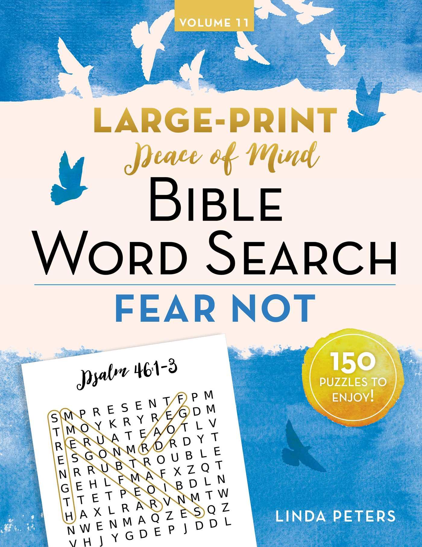 Vorderes Coverbild Peace of Mind Bible Word Search: Fear Not