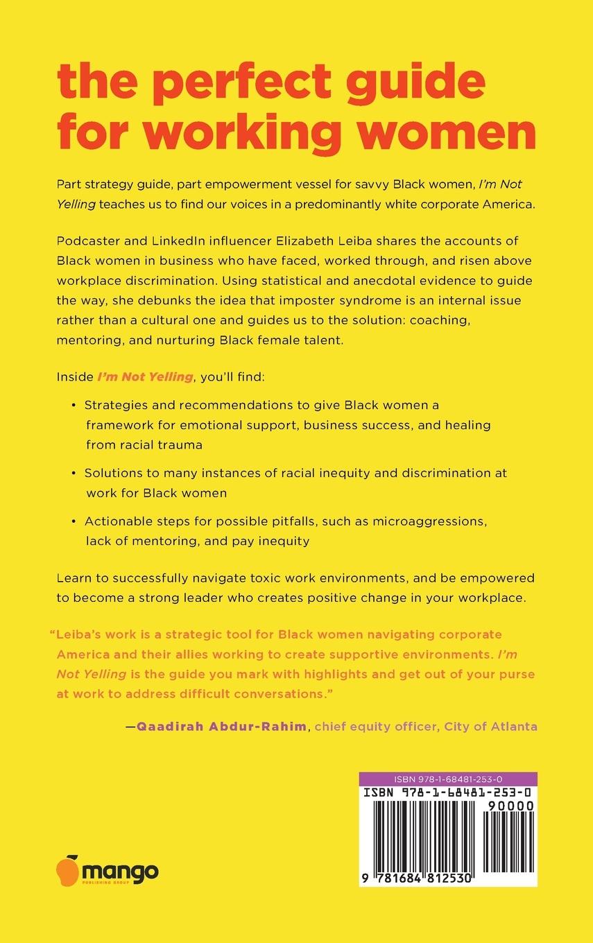 Rückseitencover I'm Not Yelling