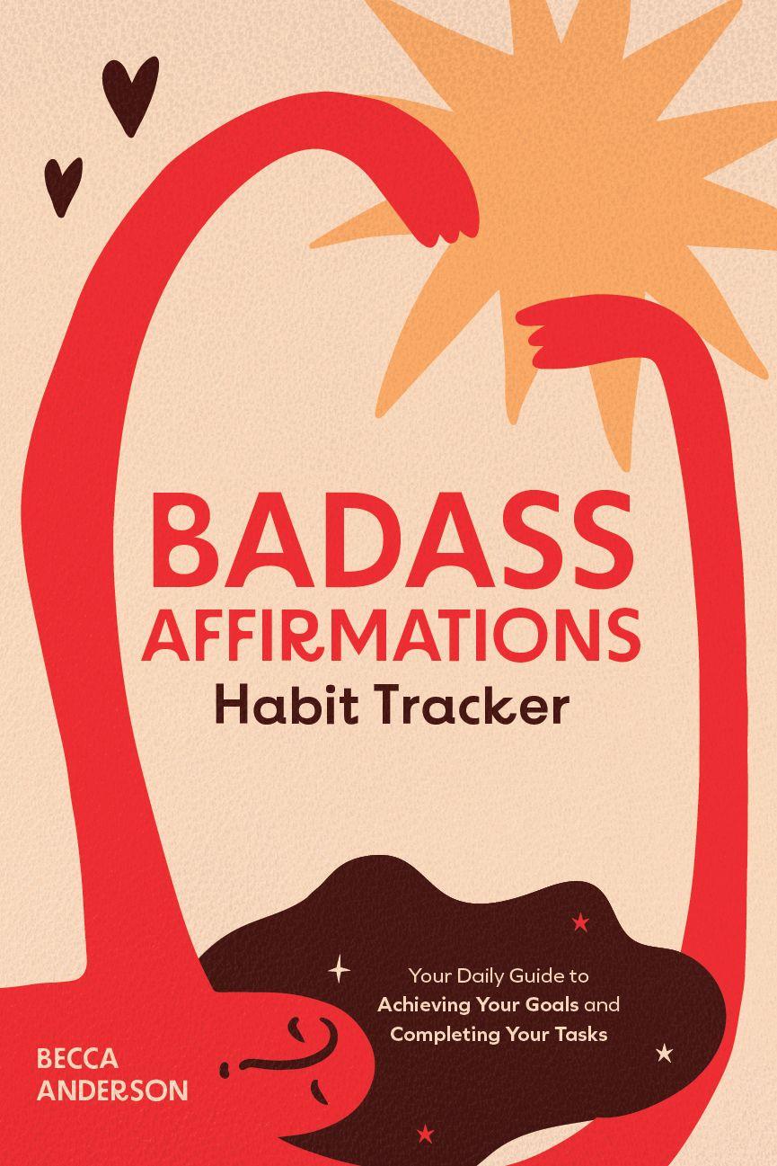 Vorderes Coverbild Badass Affirmations Habit Tracker
