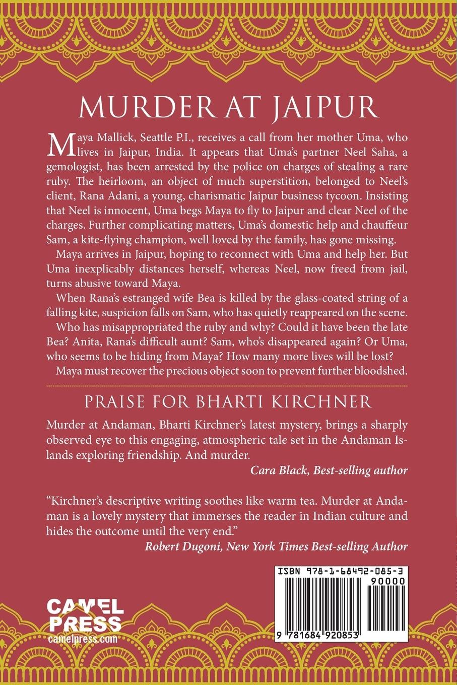 Rückseitencover Murder at Jaipur