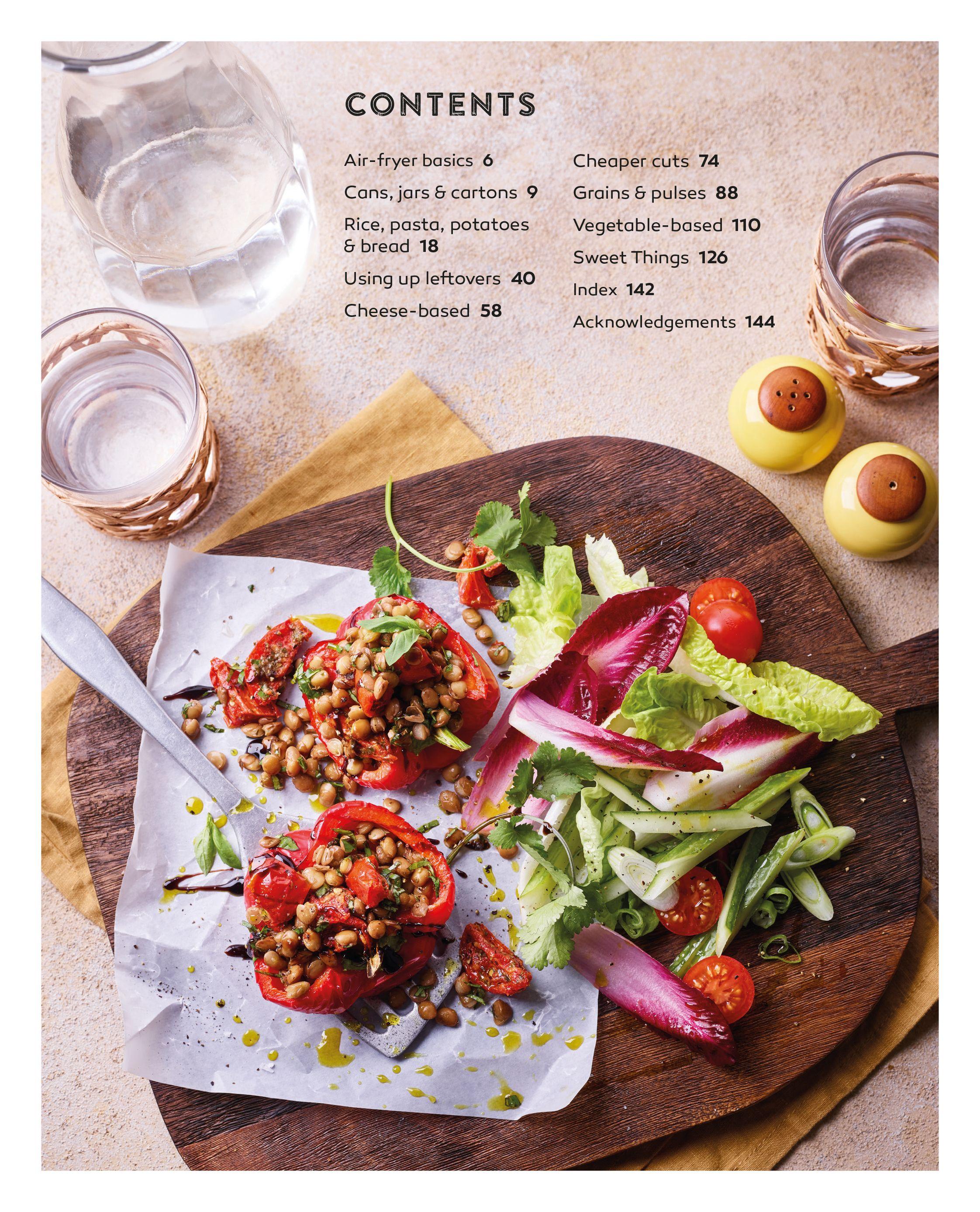 Beispielinhalt (Bild) Budget Air-Fryer Cookbook