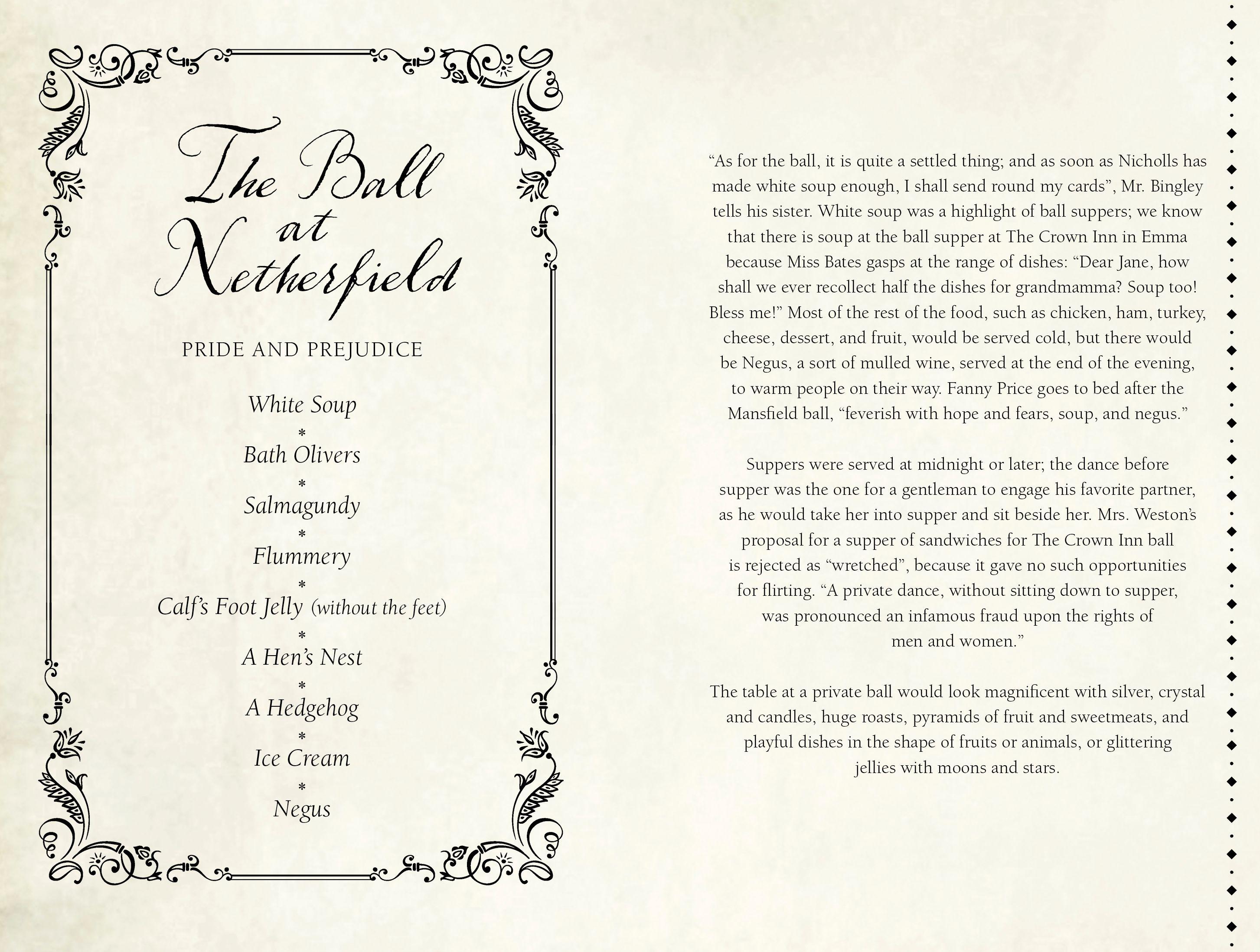 Beispielinhalt (Bild) Dinner with Jane Austen