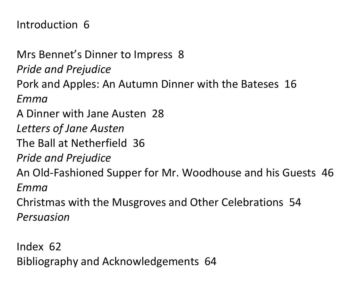 Beispielinhalt (Bild) Dinner with Jane Austen