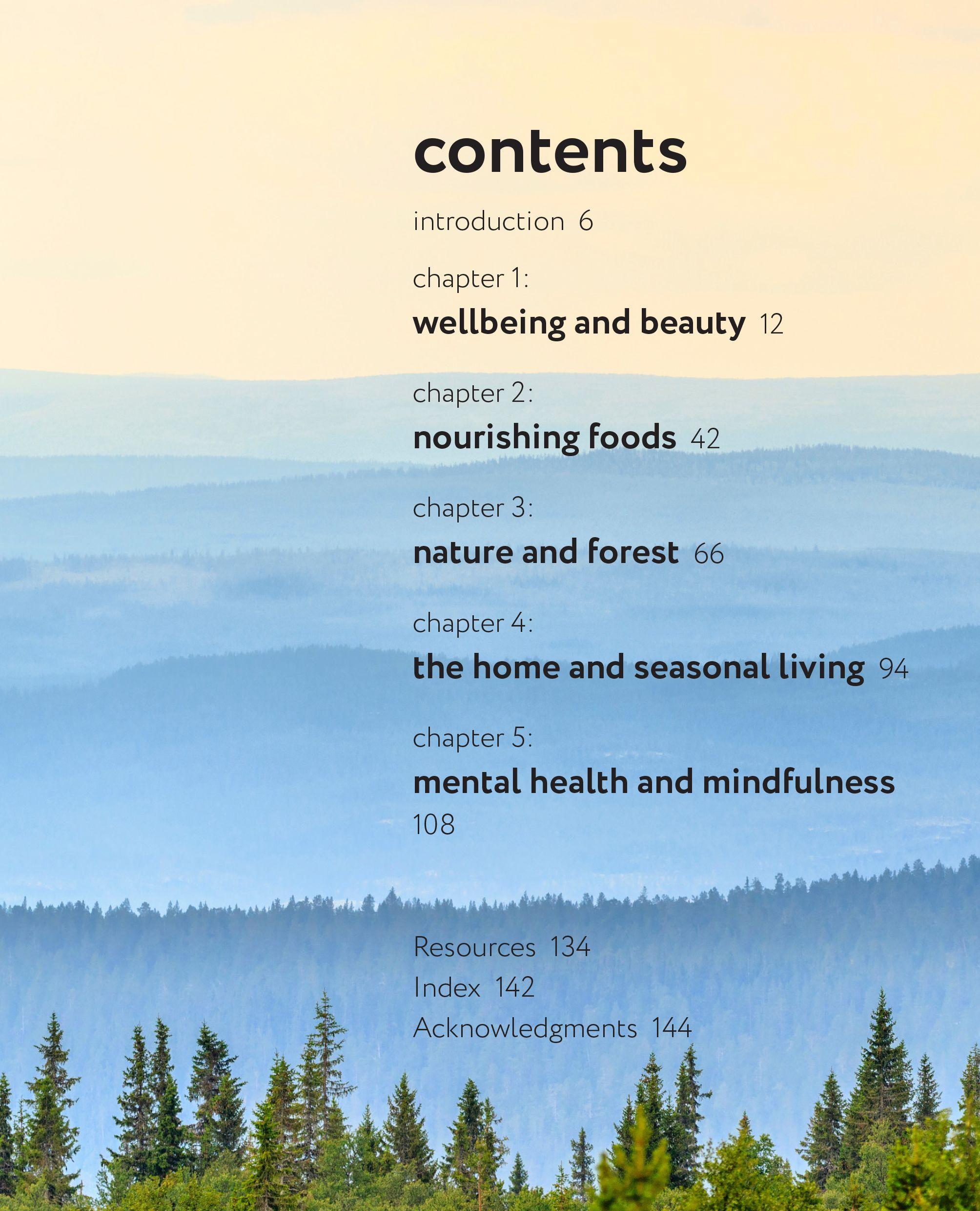 Beispielinhalt (Bild) The Book of Nordic Self-Care