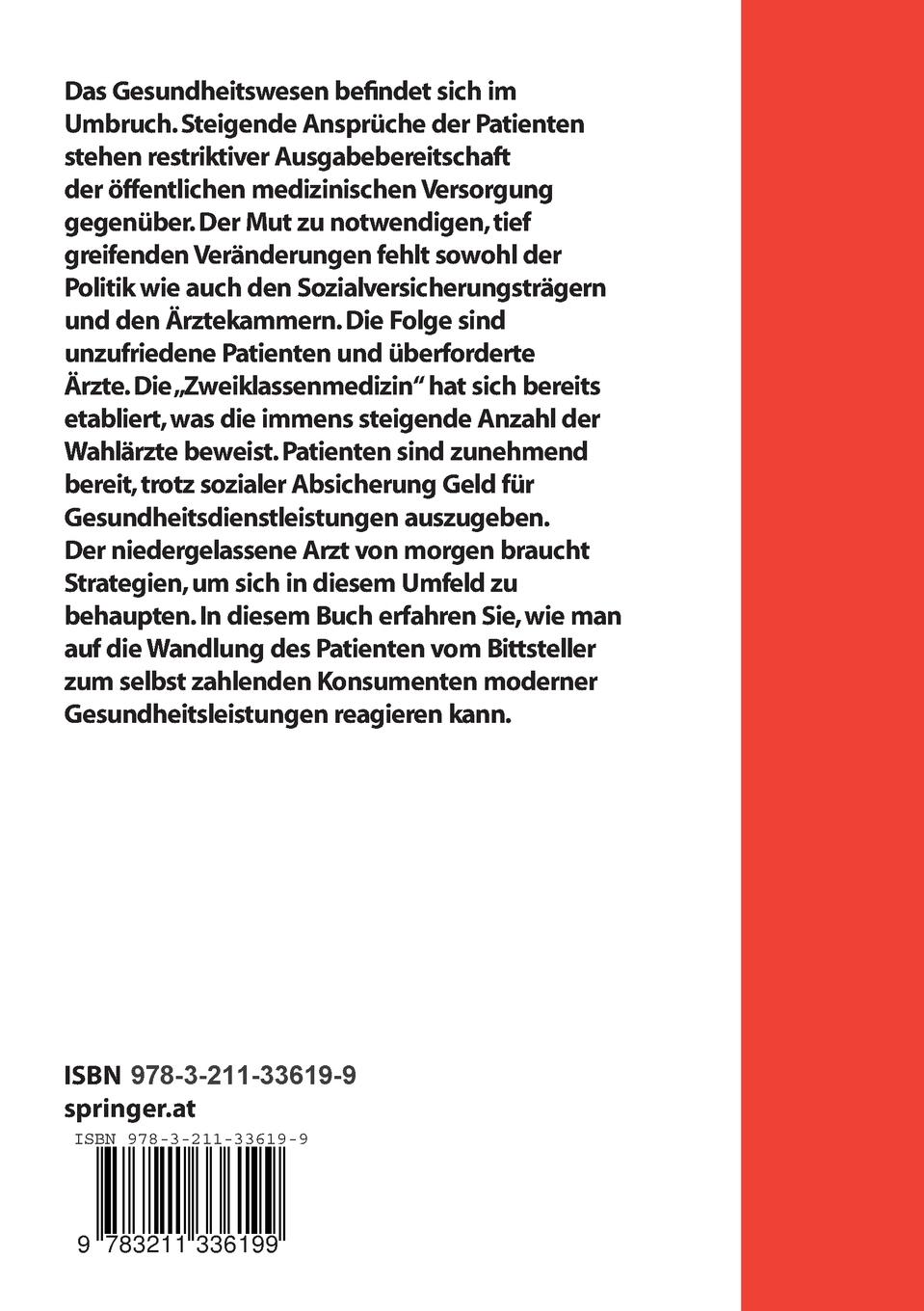 Rückseitencover [Wahl]Arzt in Österreich