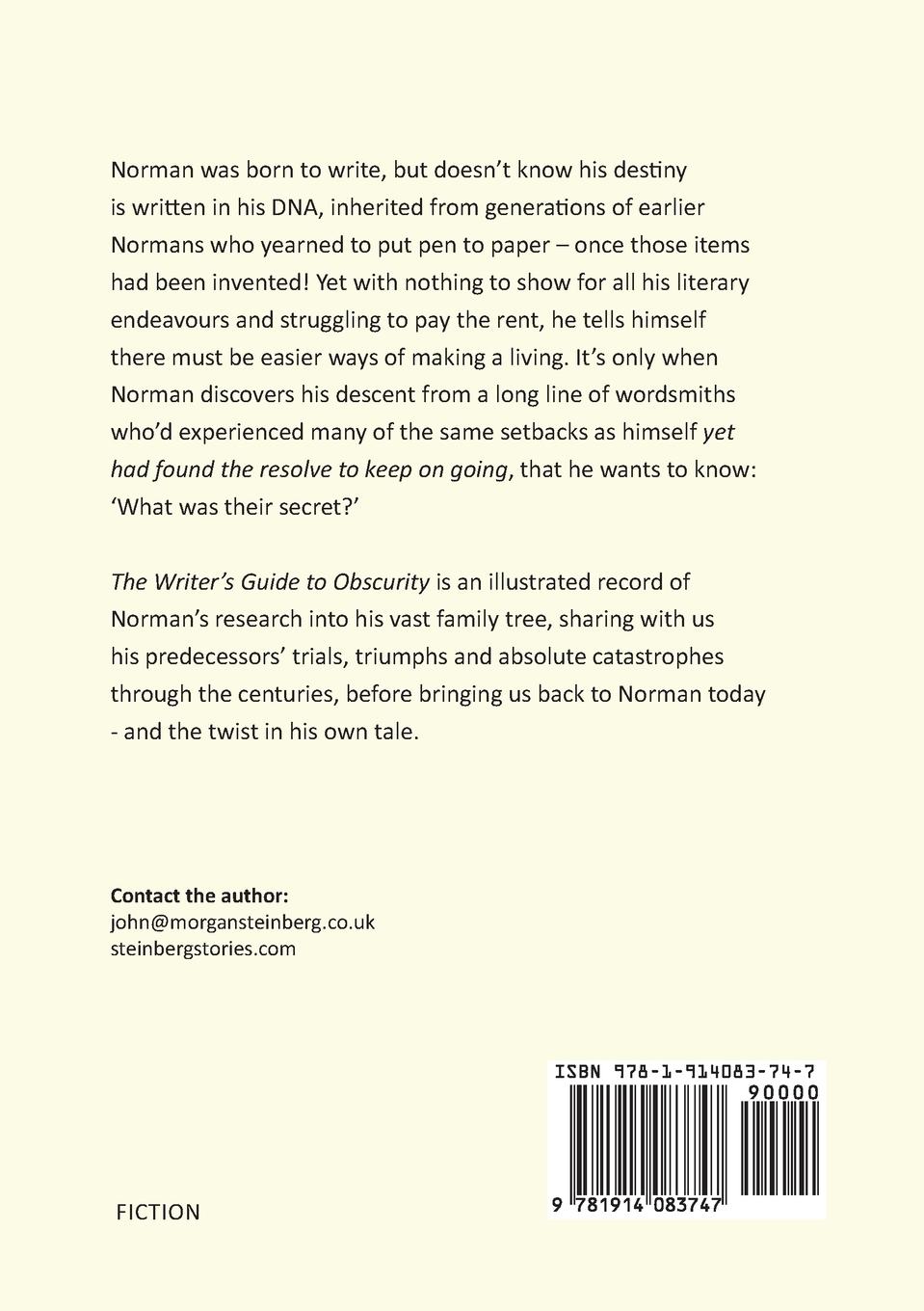 Rückseitencover The Writer's Guide to Obscurity