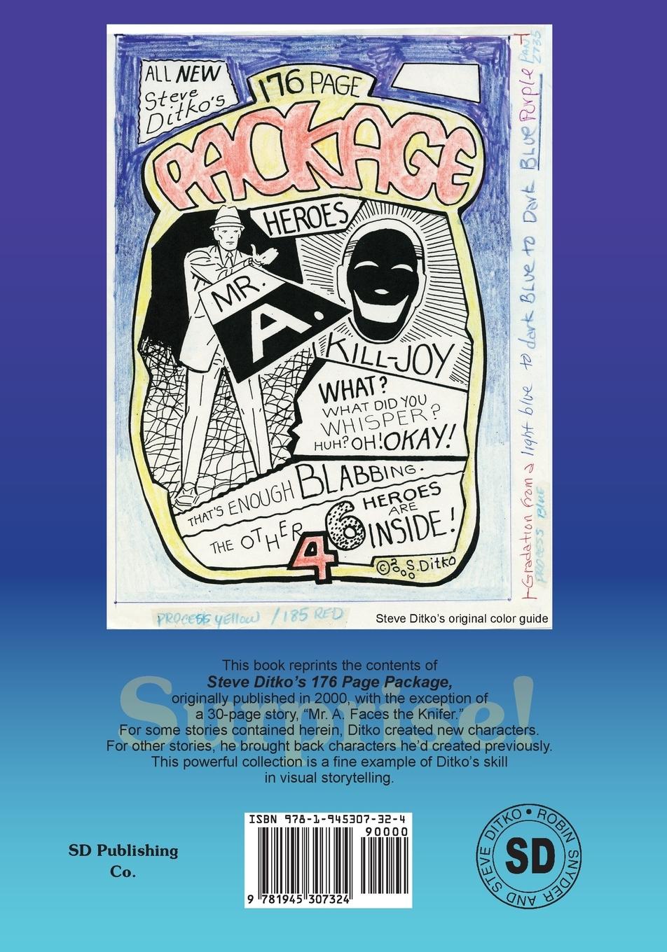 Rückseitencover Steve Ditko's 176 Minus 30 Page Package