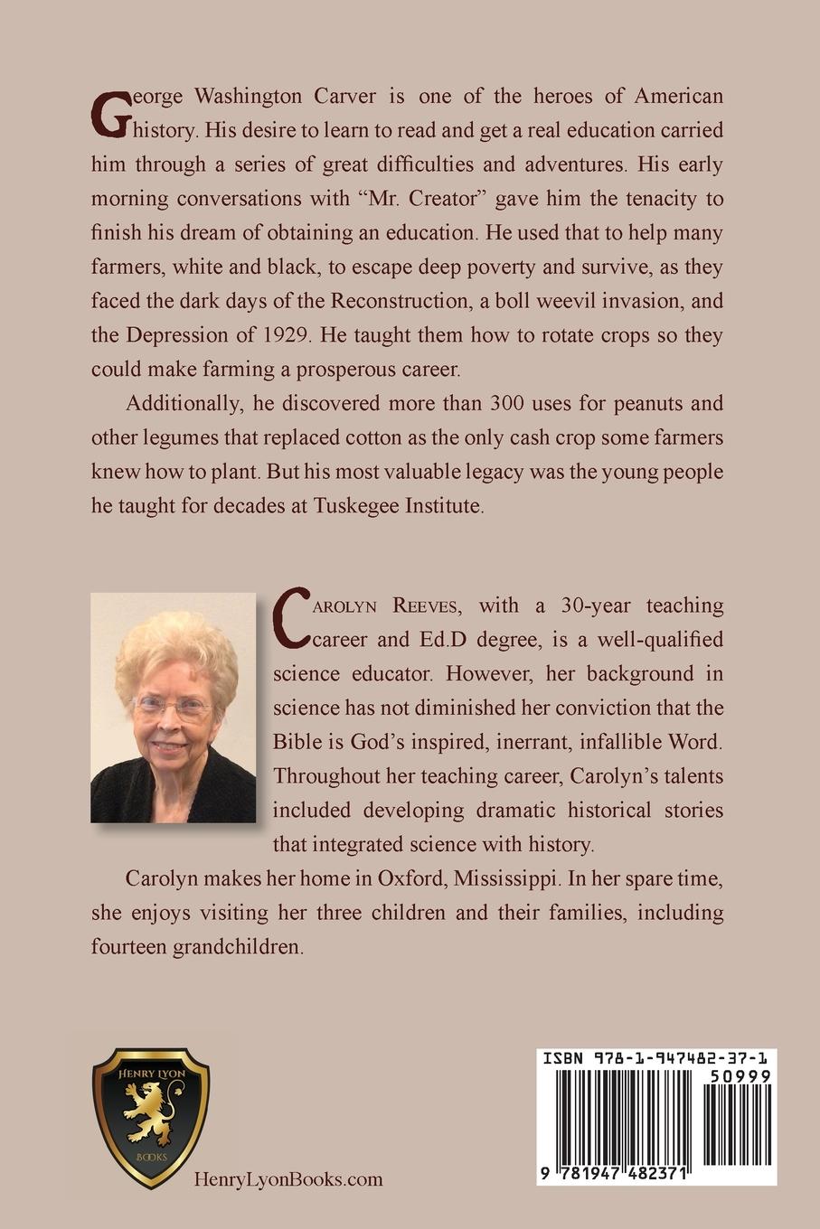 Rückseitencover The Tenacious Dreams of George Washington Carver